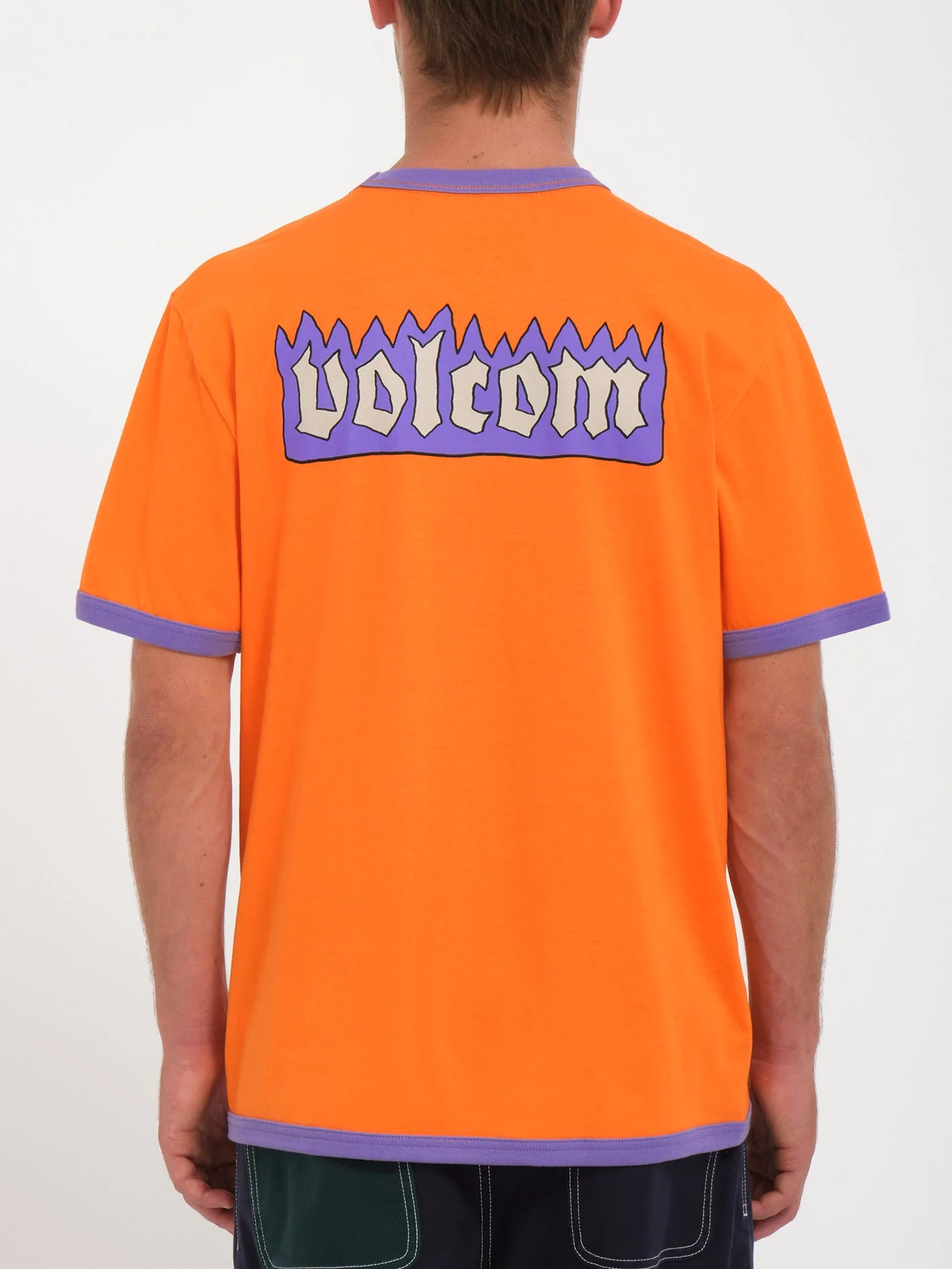Nando Von Arb Ringer T-Shirt - CARROT - Image 3
