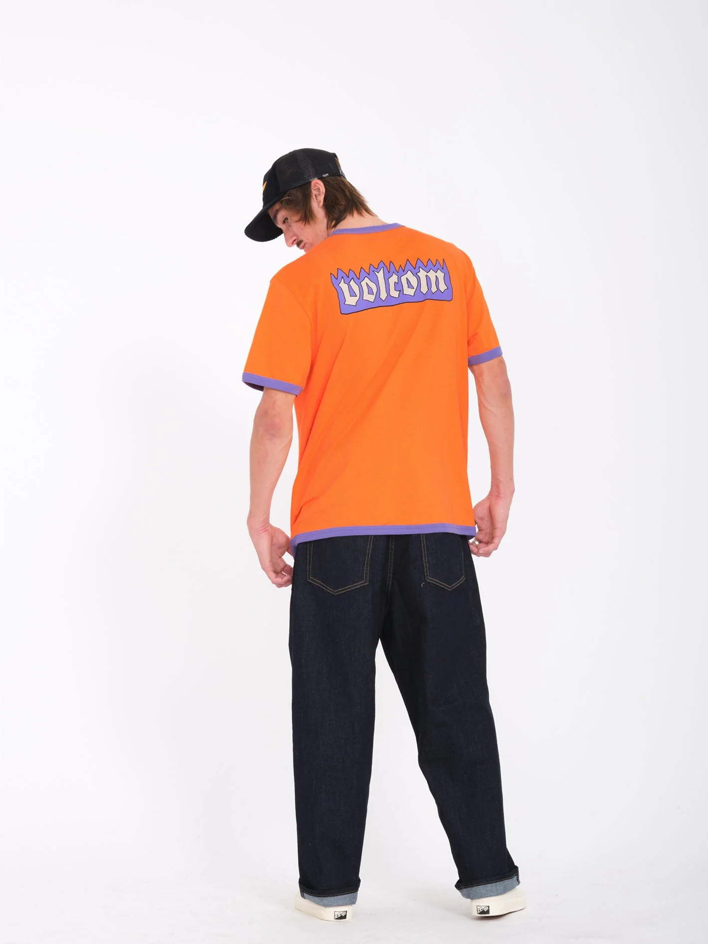 Nando Von Arb Ringer T-Shirt - CARROT - Image 9