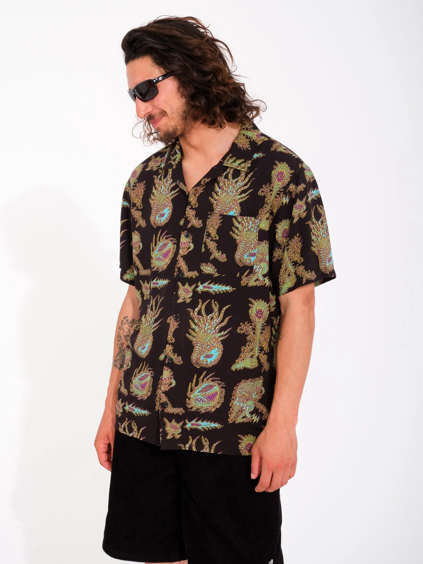 Tetsunori Hemd - BLACK