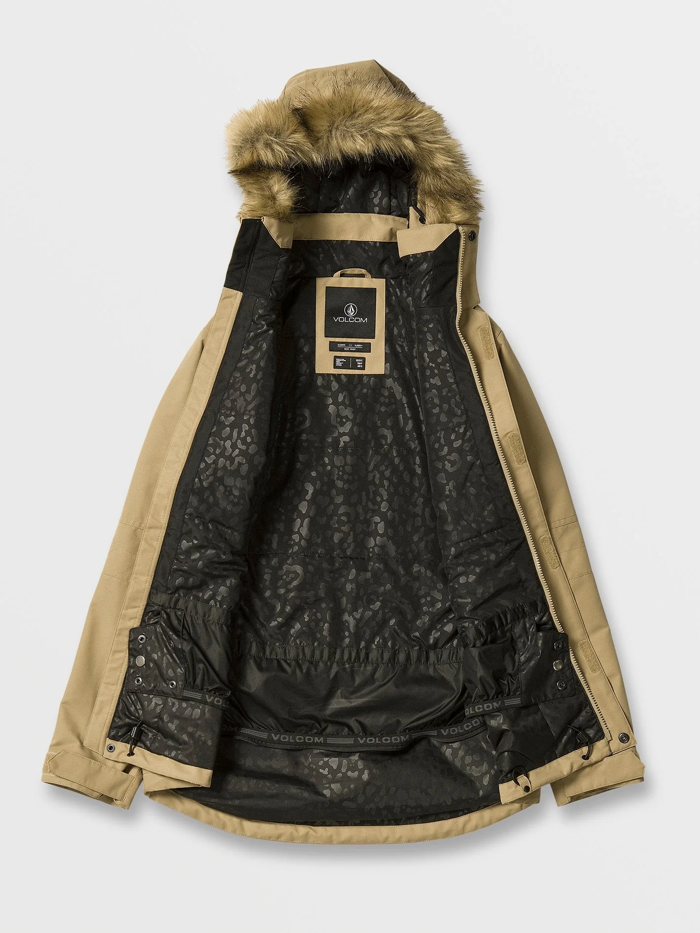 Fawn Insulated Jacke - DARK KHAKI - Image 3