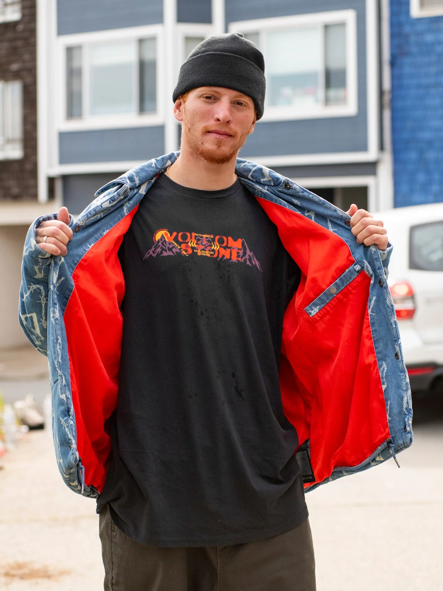 Fergadelic Jacke - Road Sky - Image 4