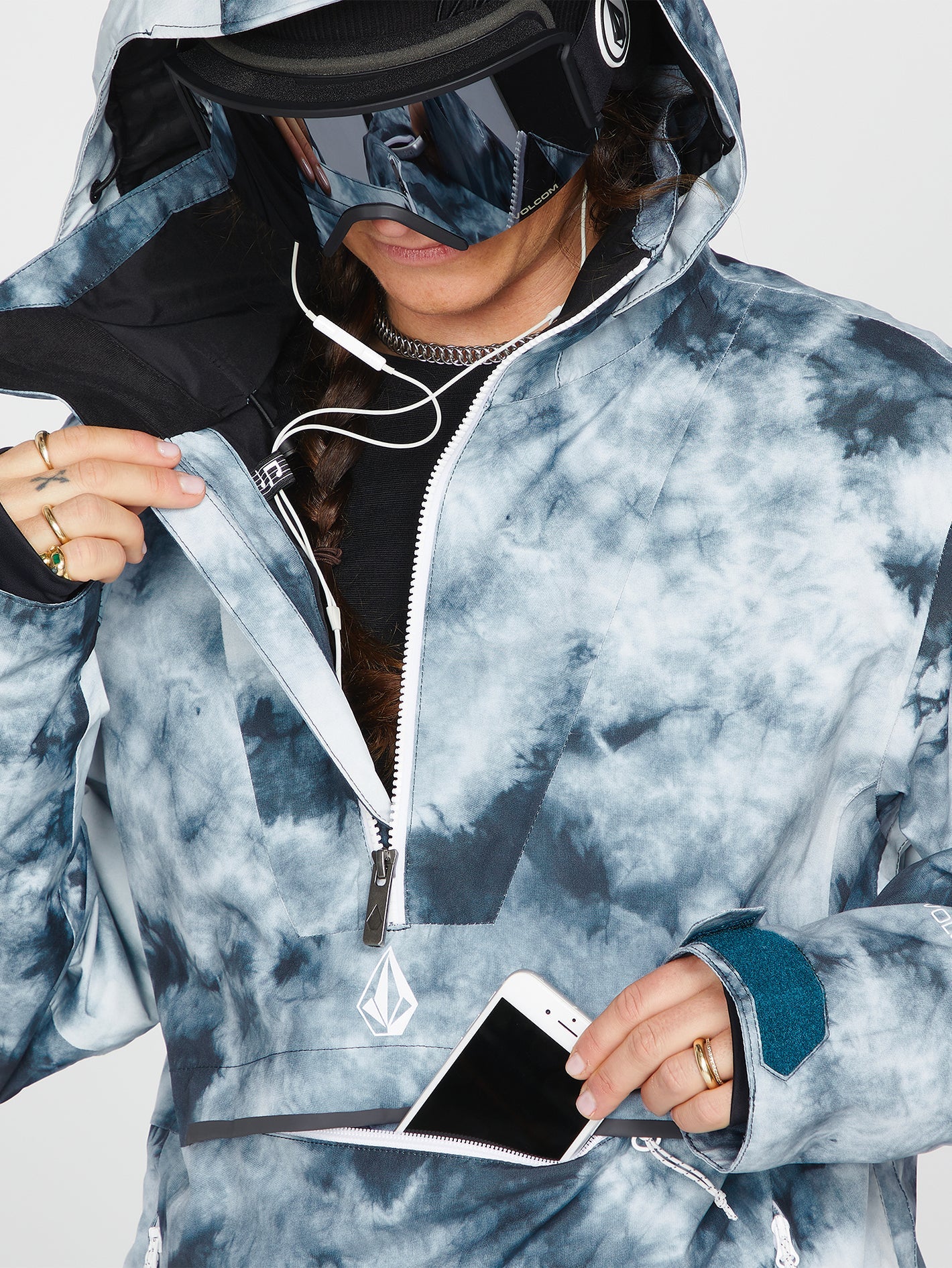 Fern Insulated Gore-Tex Pullover Jacket - Storm Tie-Dye - Image 5