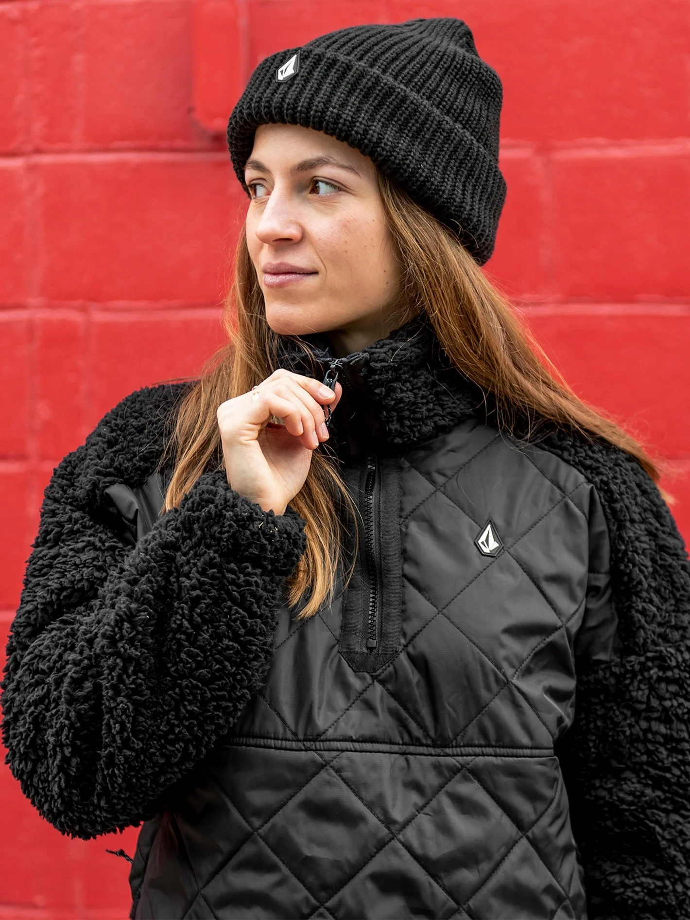 Ferron Pullover Jacke - BLACK - Image 8