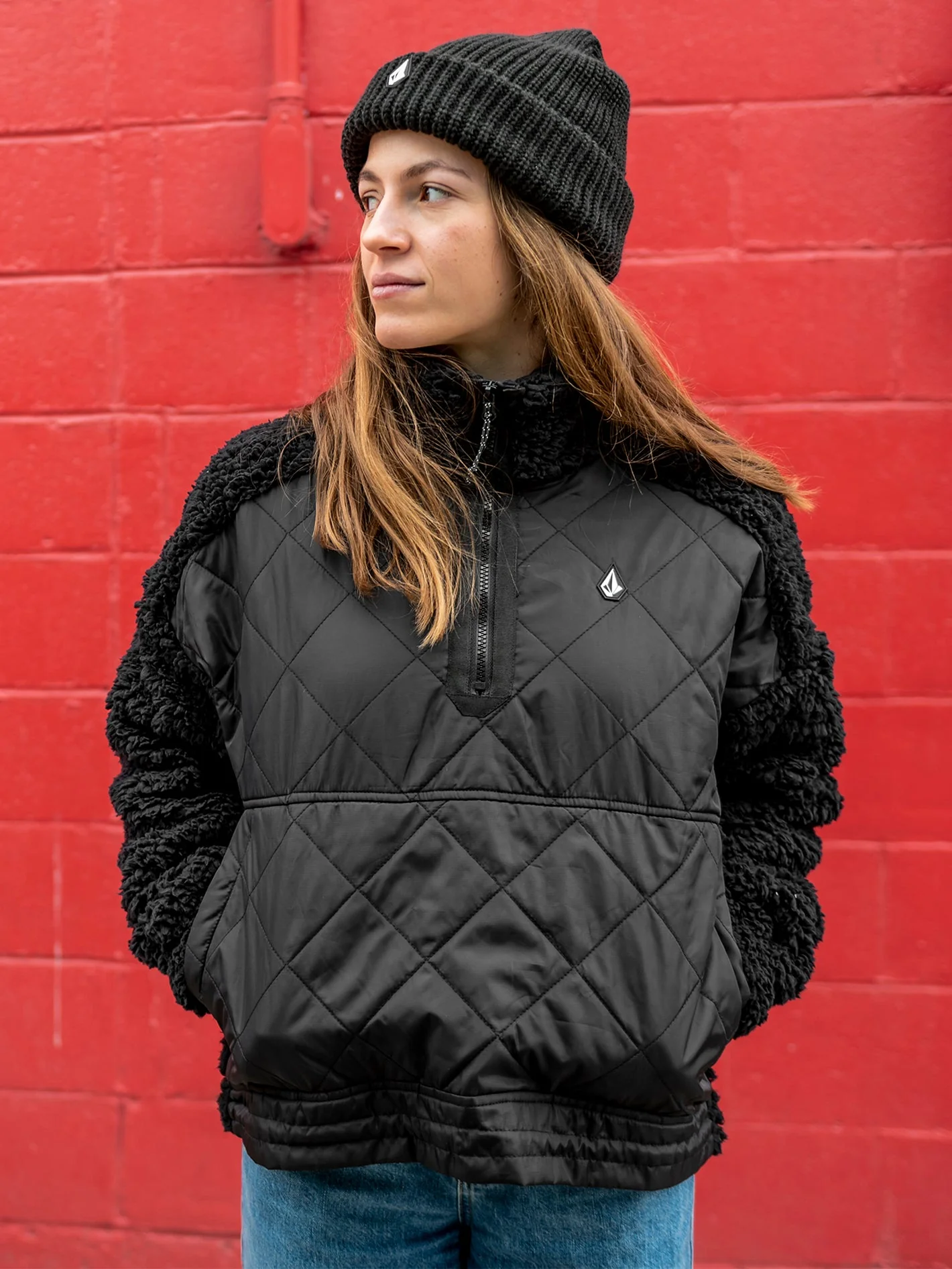 Ferron Pullover Jacke - BLACK - Image 9