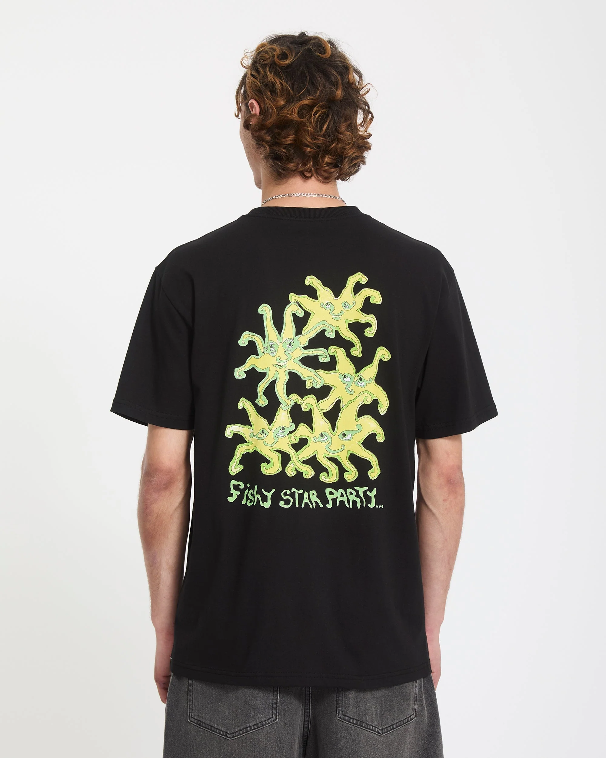 Fishystar T-Shirt - Black - Image 2