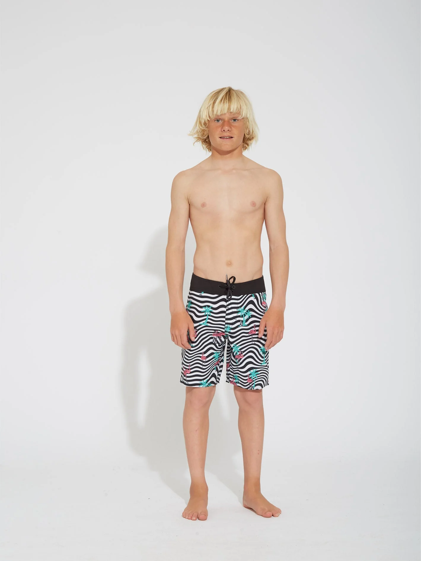 Flamingbros Mod 16" Badeshorts - WHITE - (KINDER)