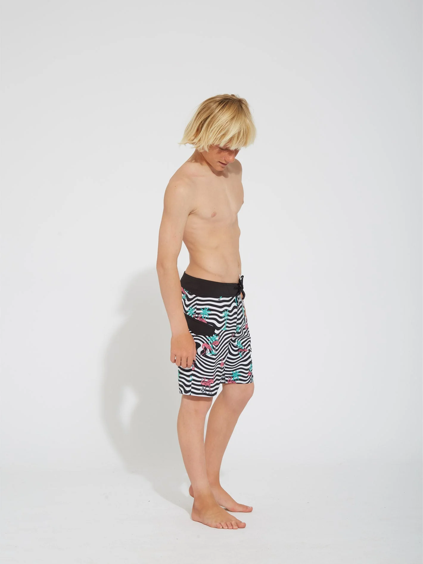 Flamingbros Mod 16" Badeshorts - WHITE - (KINDER) - Image 6