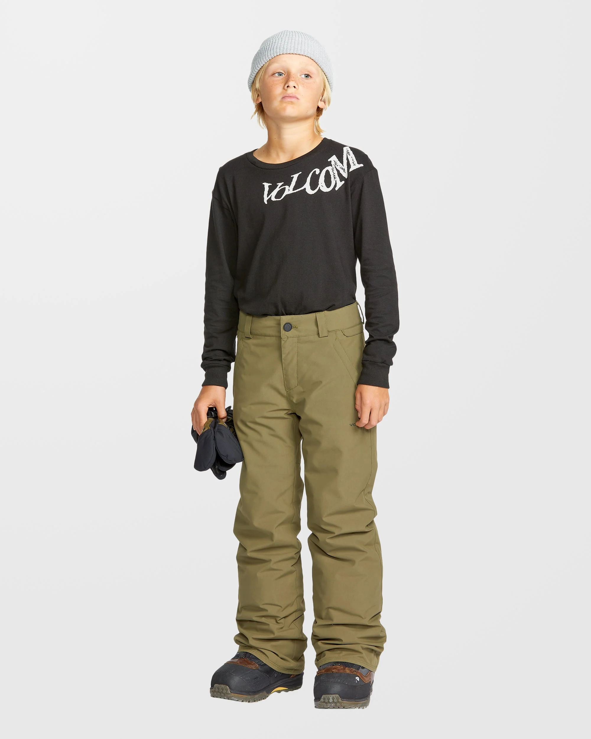 Freakin Chino Youth Insulated Hose - Ivy - (KINDER) - Image 5
