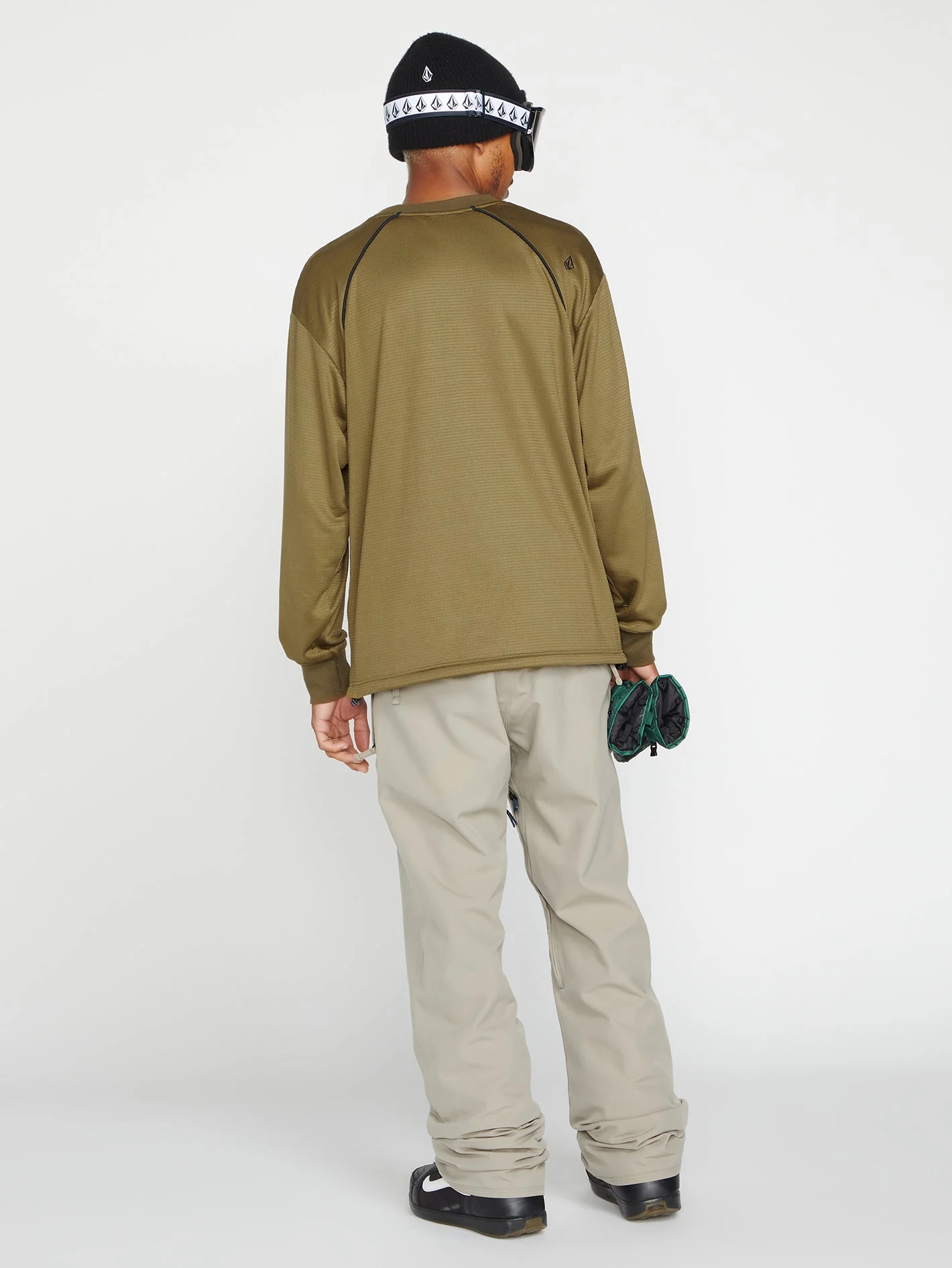 Freakin Snow Chino Trousers - Dark Khaki - Image 2