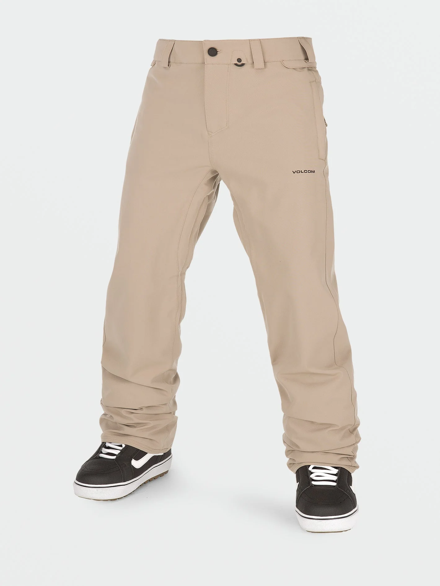 Freakin Snow Chino Trousers - Dark Khaki - Image 3