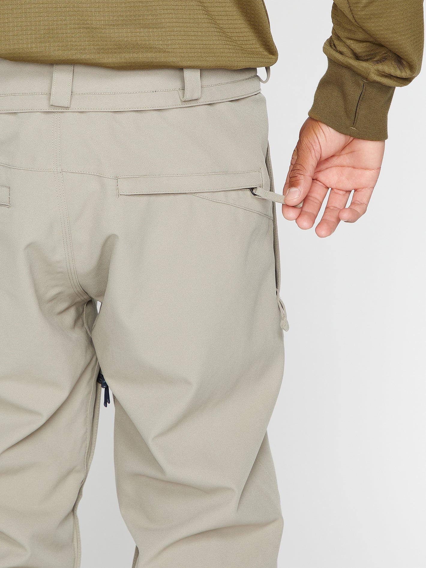 Freakin Snow Chino Trousers - Dark Khaki - Image 6