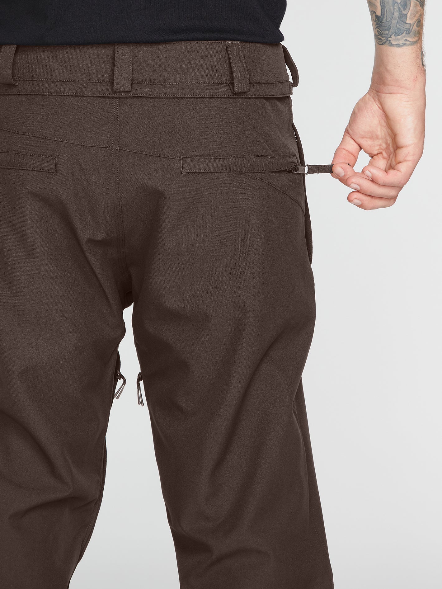 Freakin Snow Chino Trousers - Brown - Image 6