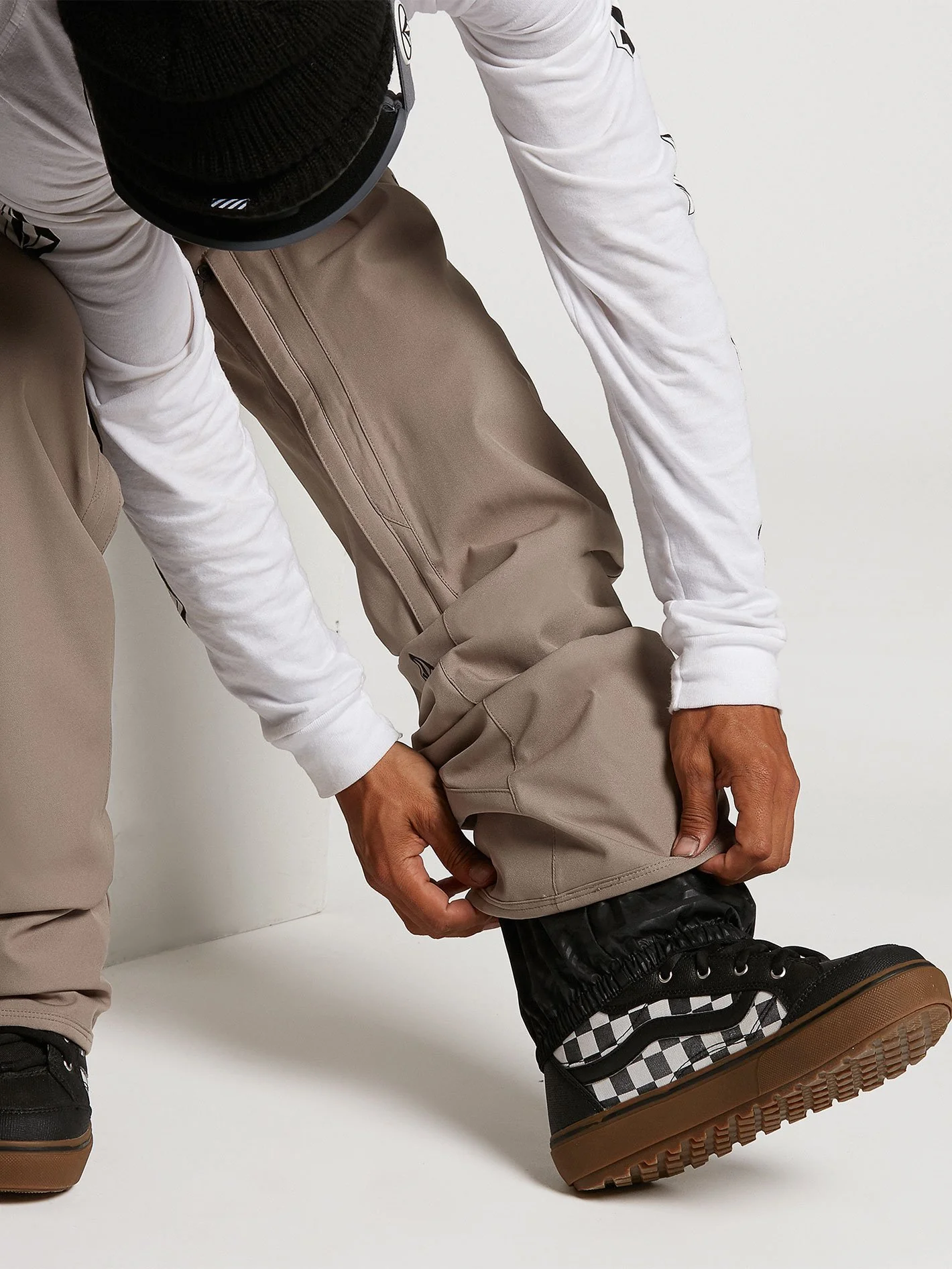 Freakin Snow Chino Snowboardhose - Black Red - Image 8