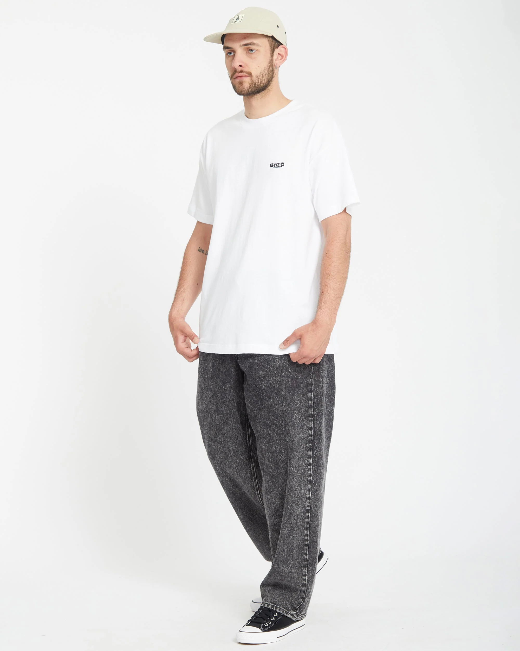 Freazy Loose Jeans - LIGHT ACID BLACK - Image 7