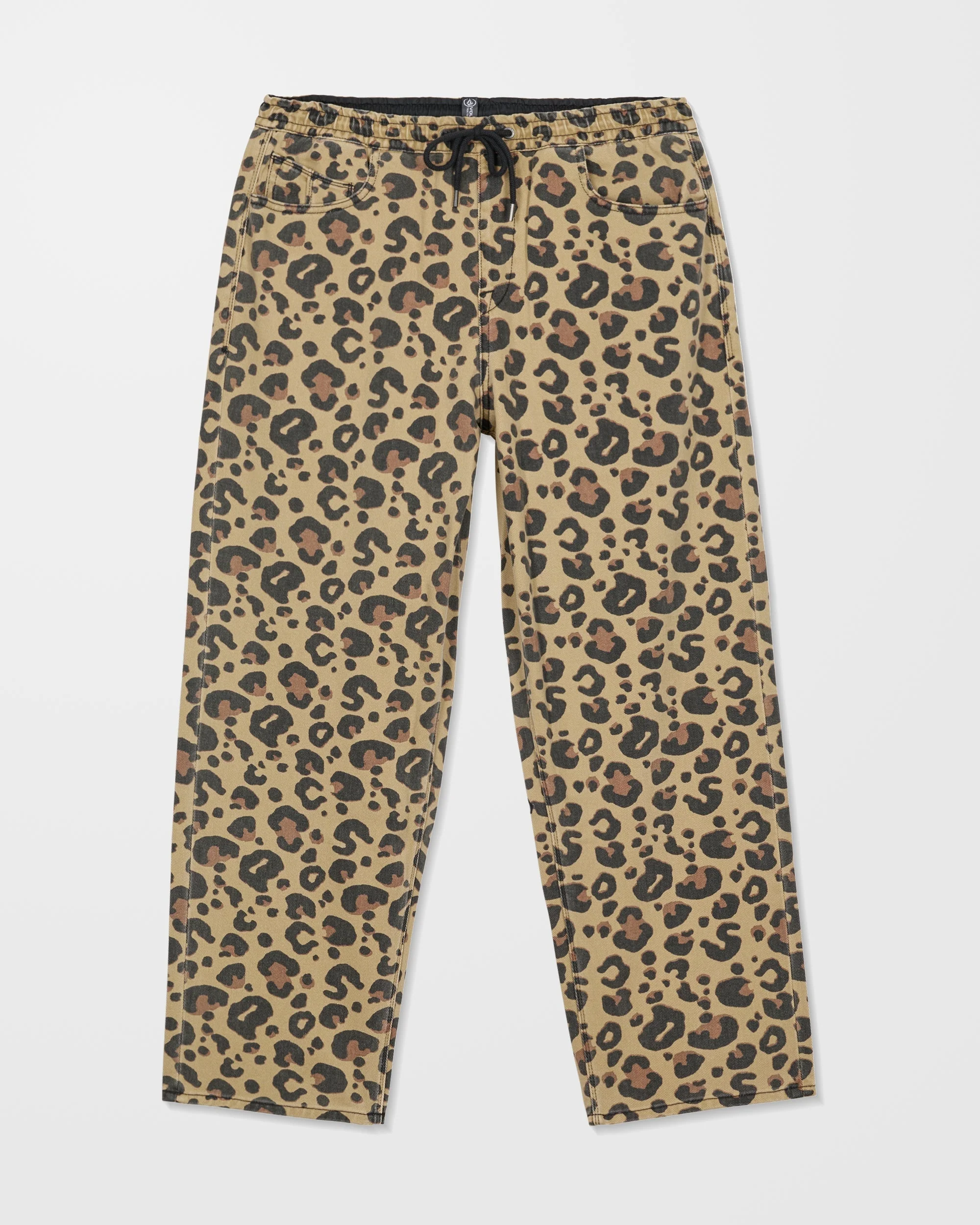 Freazy Loose Elasticated Waist Jeans - Cheetah - Image 12