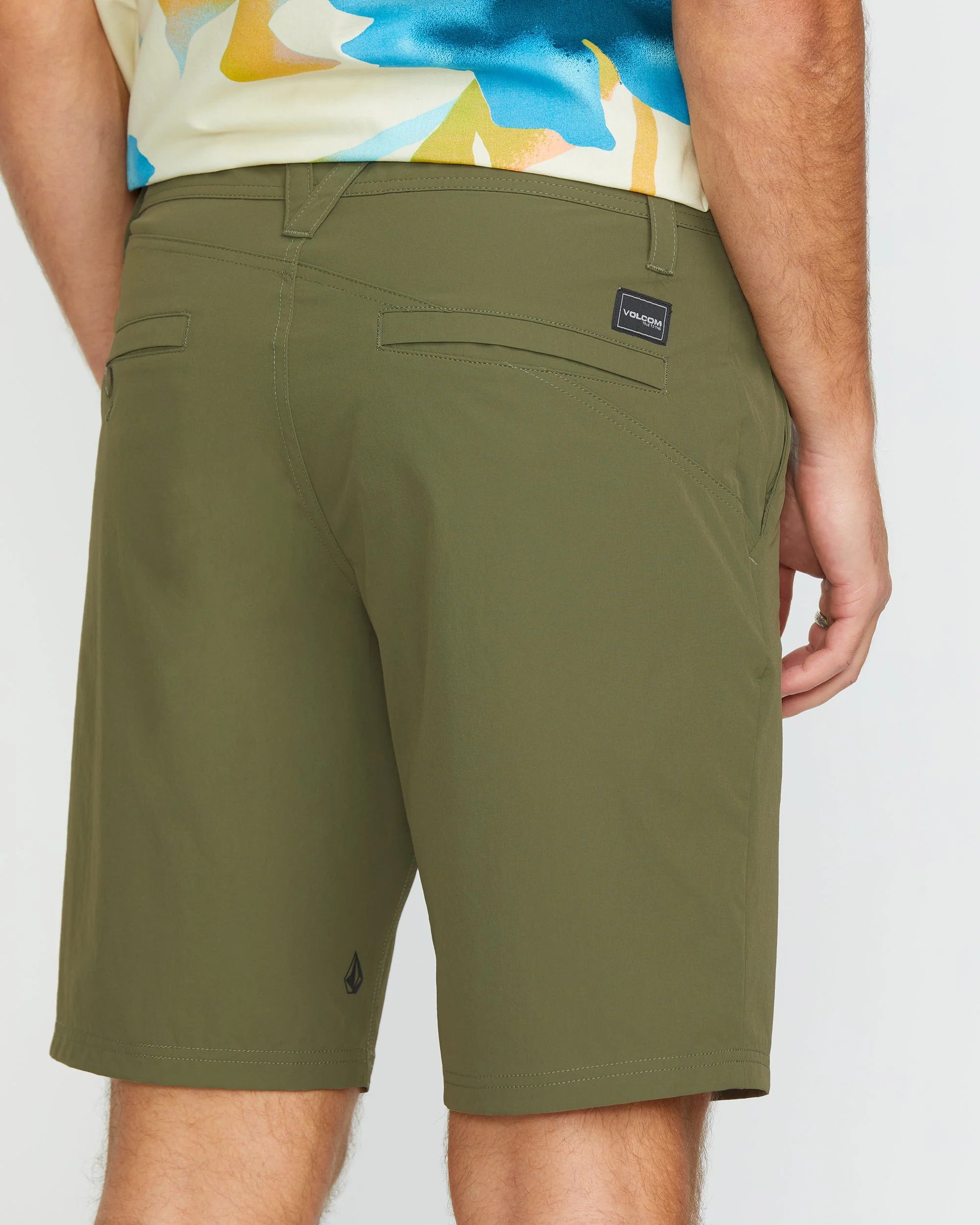 Frickin Cross Shred 20" Hybrid Shorts - WINTERMOSS - Image 3