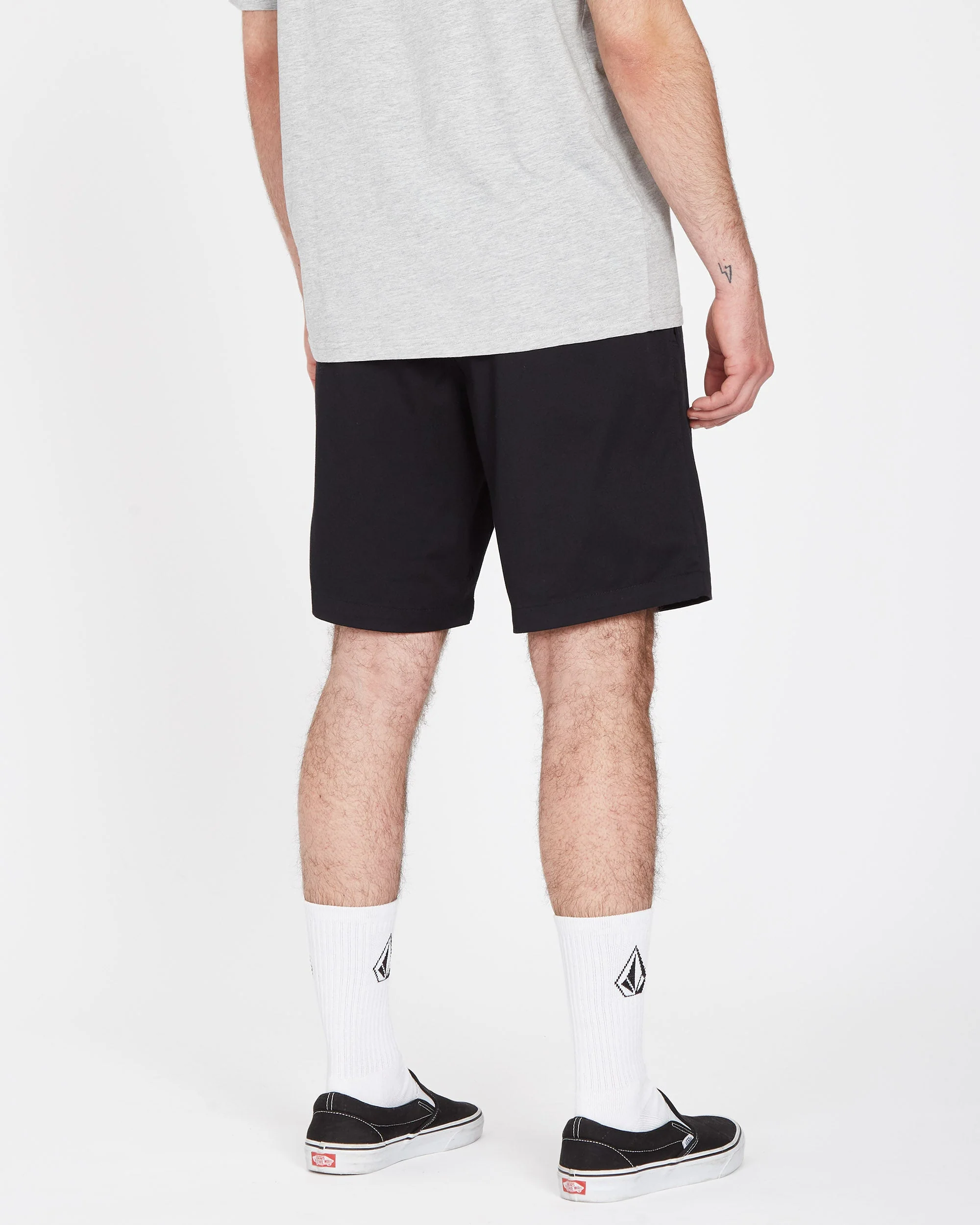Frickin Elasticated Waist 19" Shorts - BLACK - Image 2