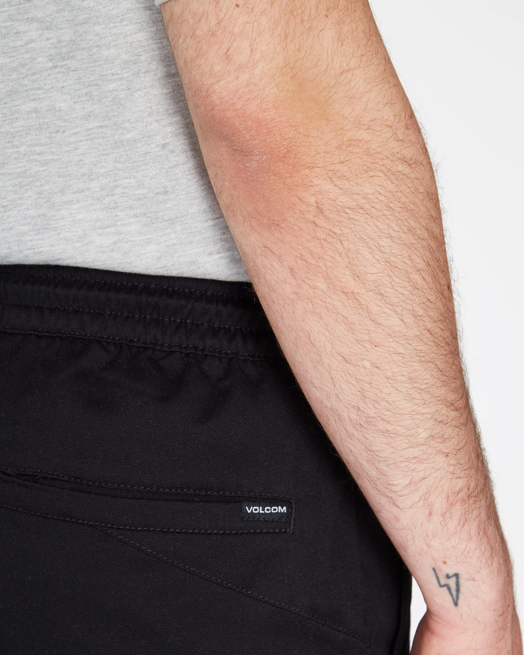 Frickin Elasticated Waist 19" Shorts - BLACK - Image 6
