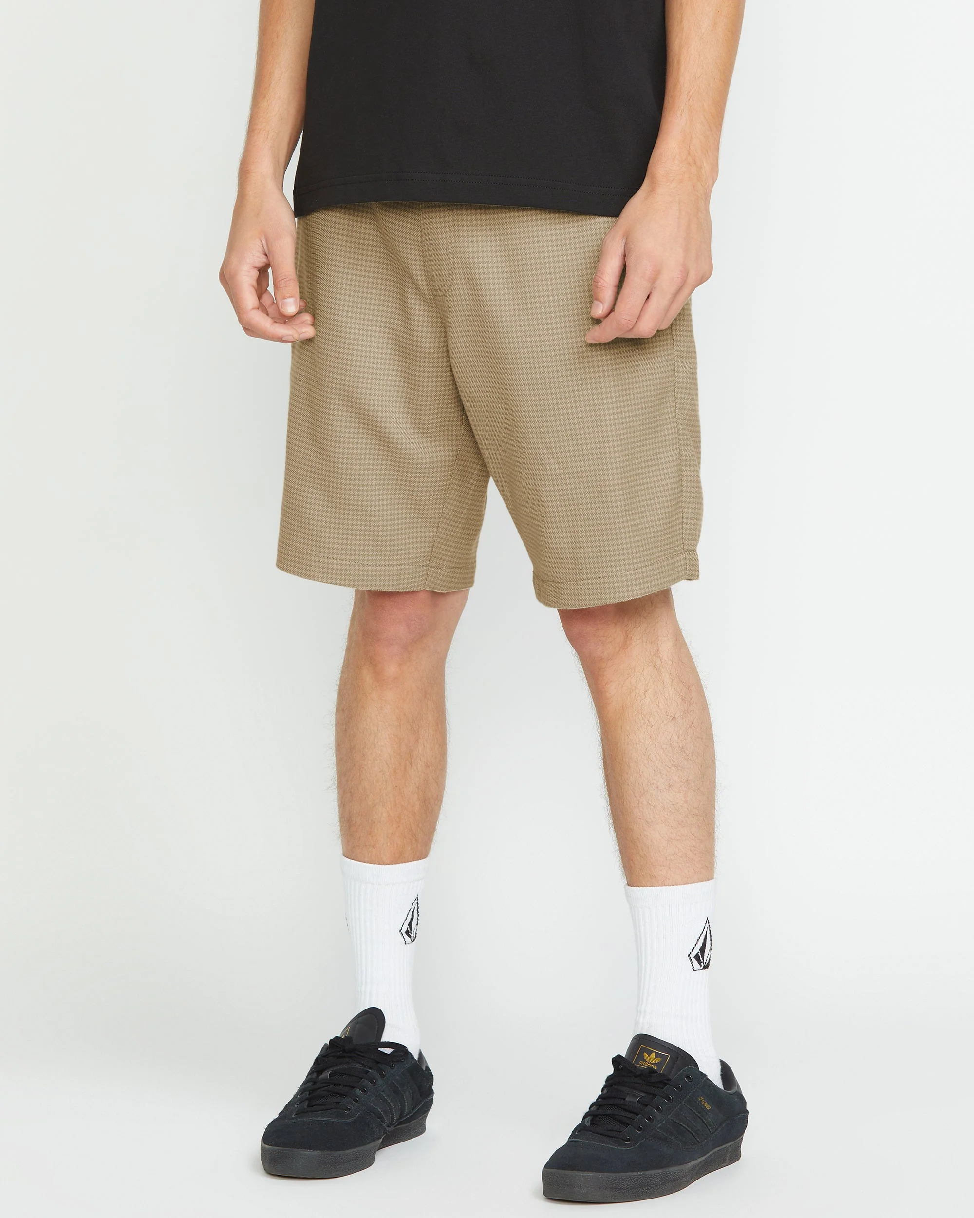 Frickin Elasticated Waist 19" Shorts - LIGHT KHAKI - Image 3
