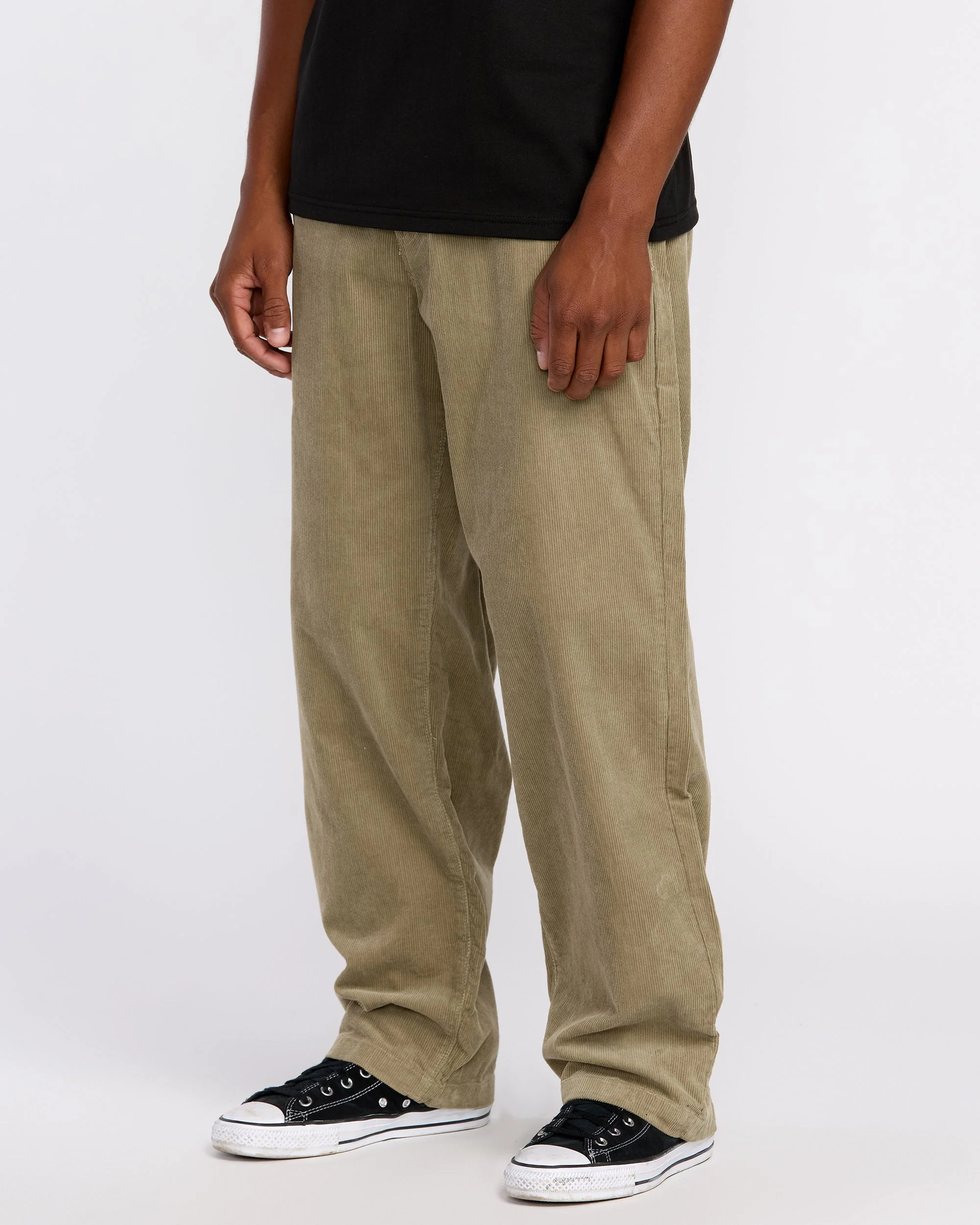 Frickin Loose Tapered Cordhose - Khaki - Image 5