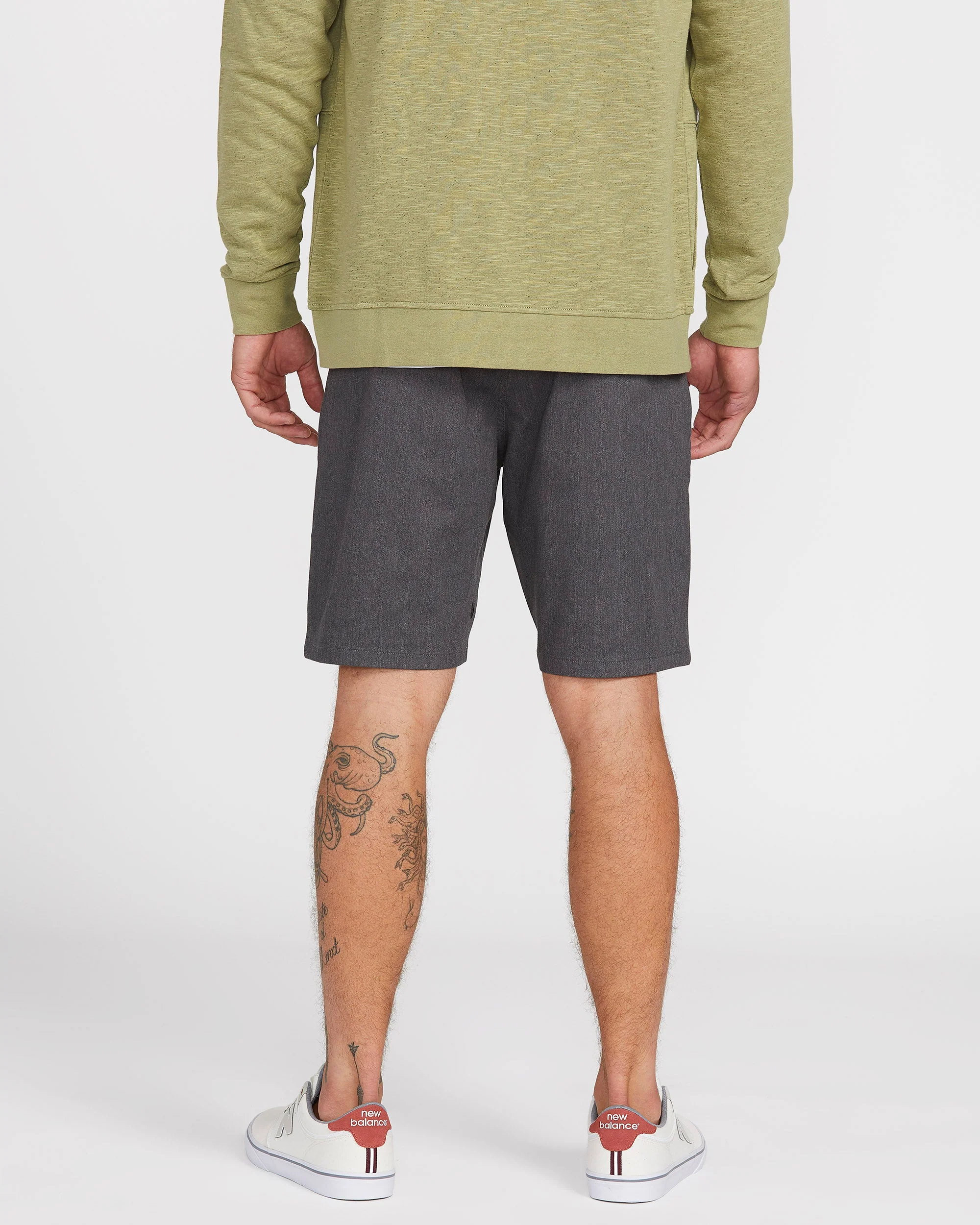 Frickin Modern 19" Strech Shorts - CHARCOAL HEATHER - Image 2