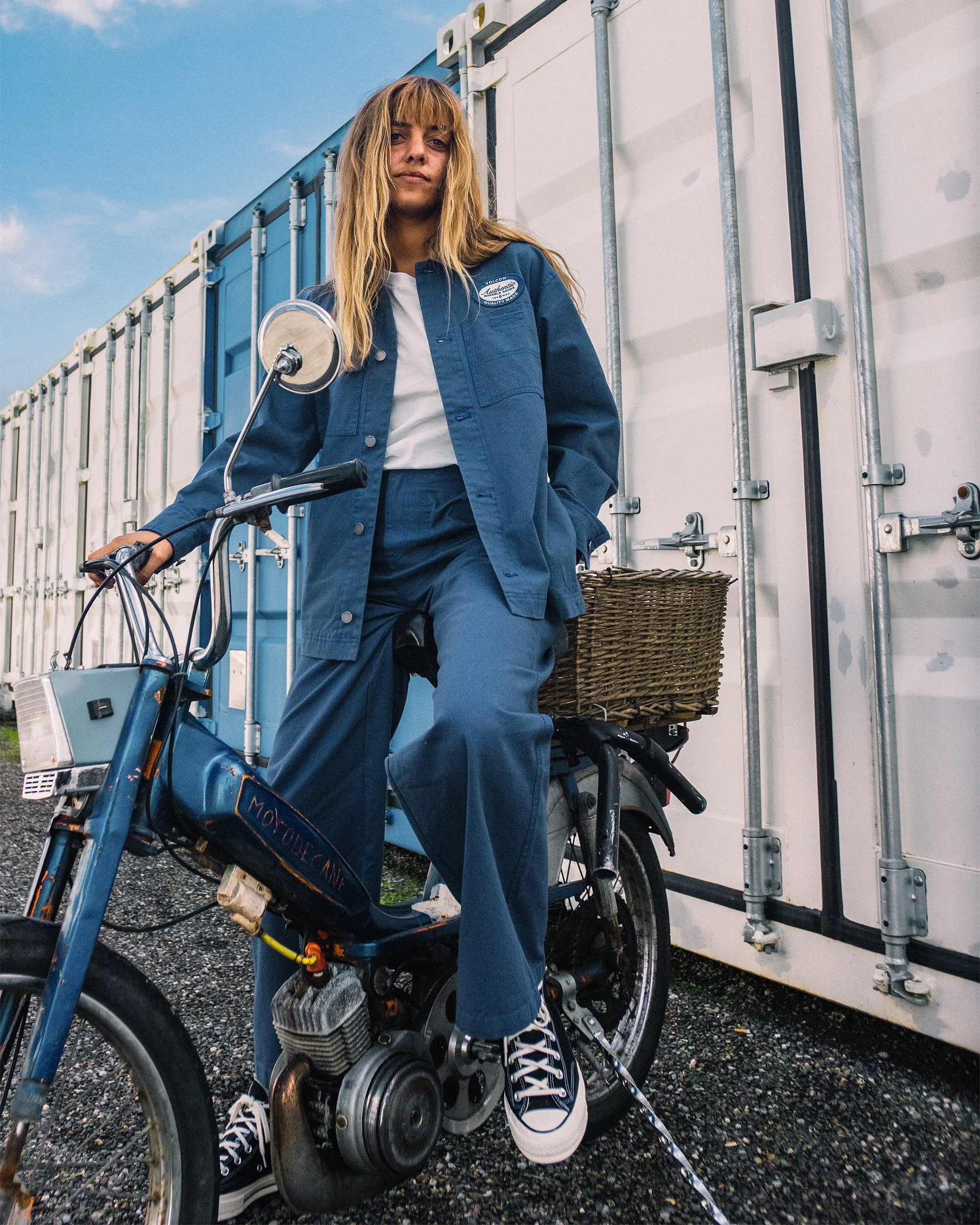 Full Cut Workwear Jacke - Harbor Blue - Image 5