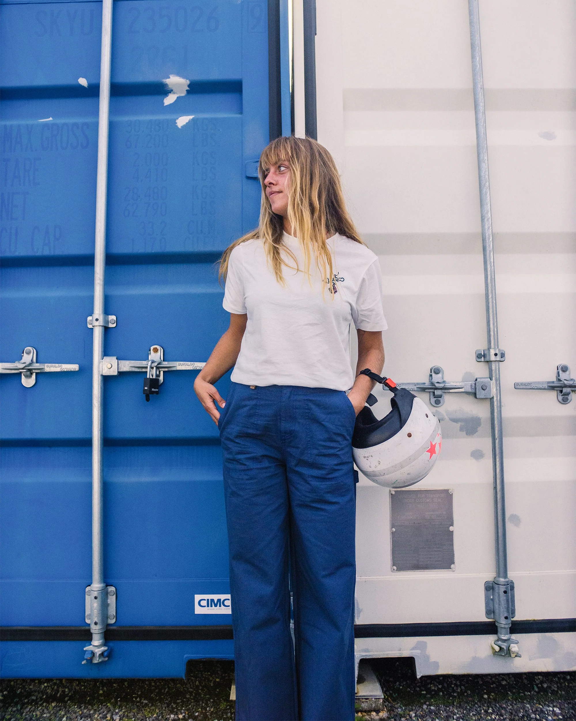 Full Cut Workwear Hose - Harbor Blue - Image 4