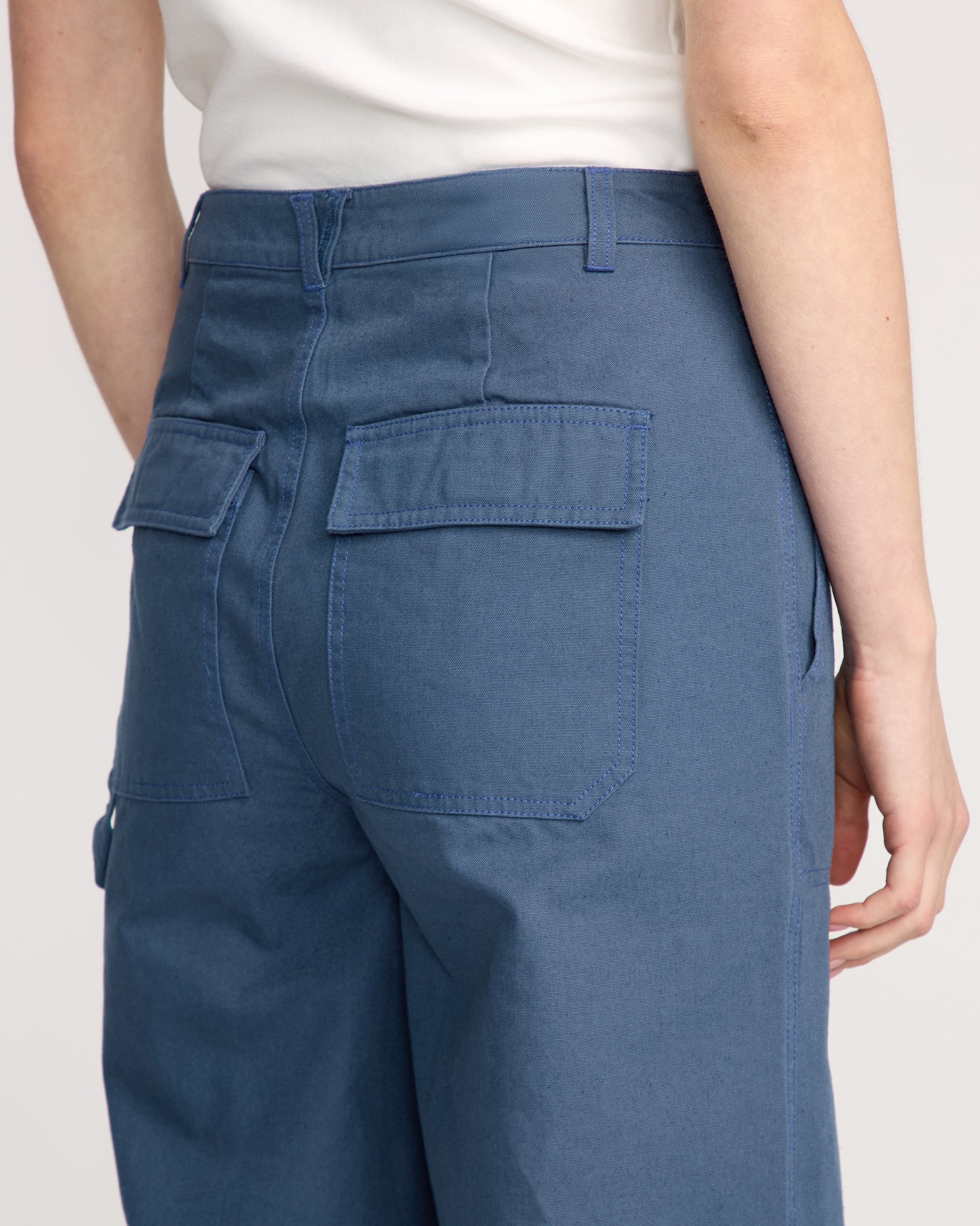 Full Cut Workwear Hose - Harbor Blue - Image 9
