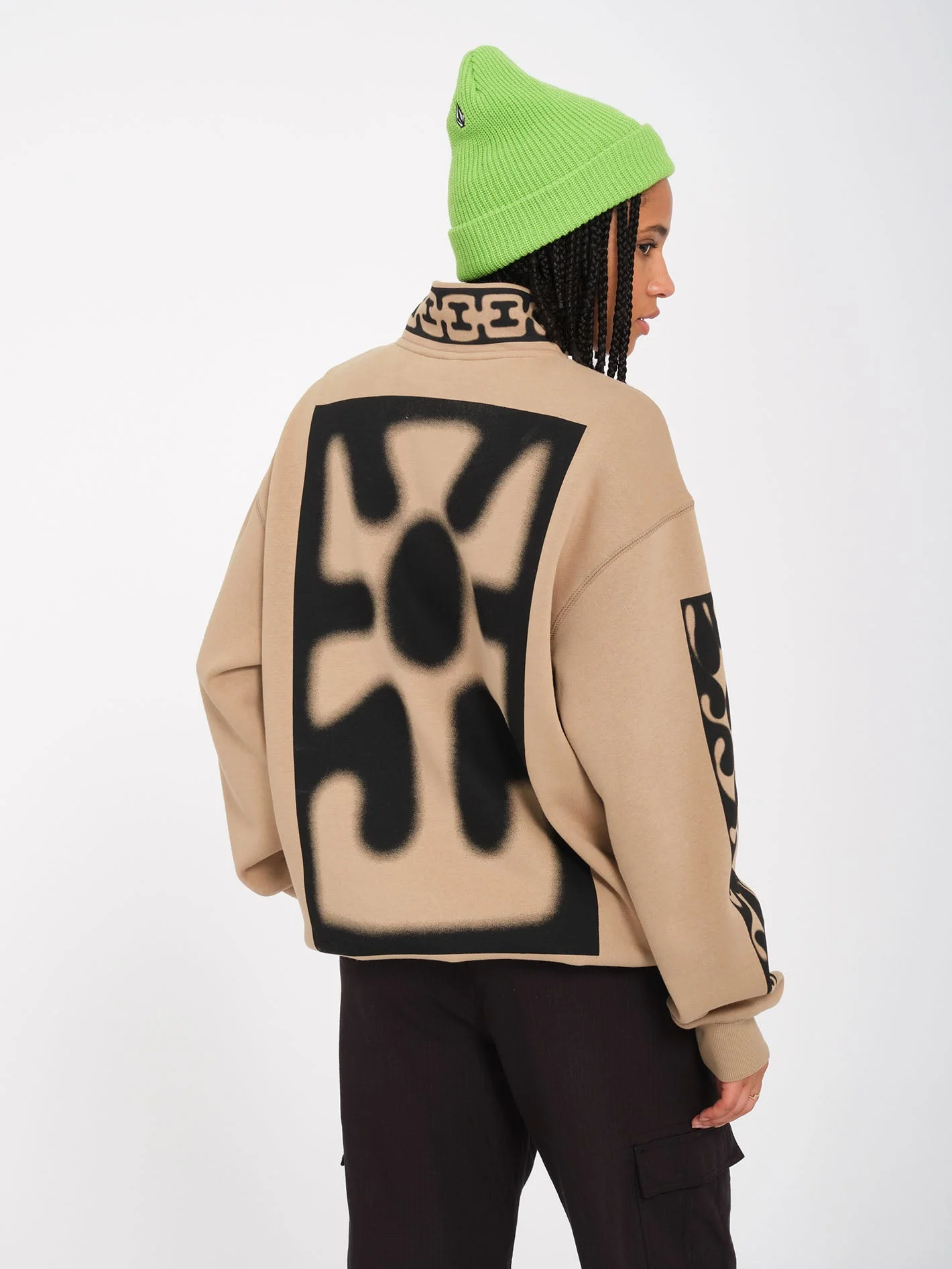 Full Stone Beanie - Electric Green - Image 6