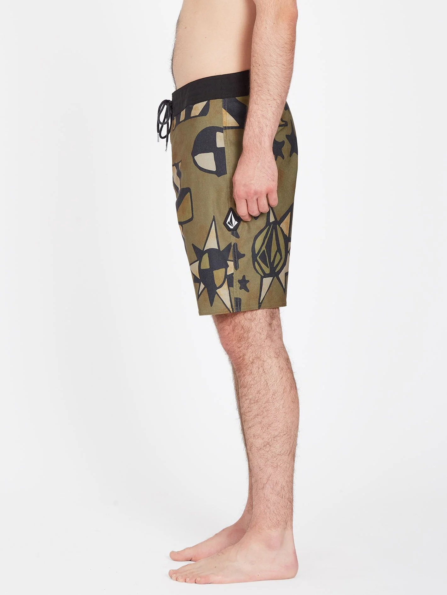 Geo Stoney 19" Badeshorts - SERVICE GREEN - Image 5