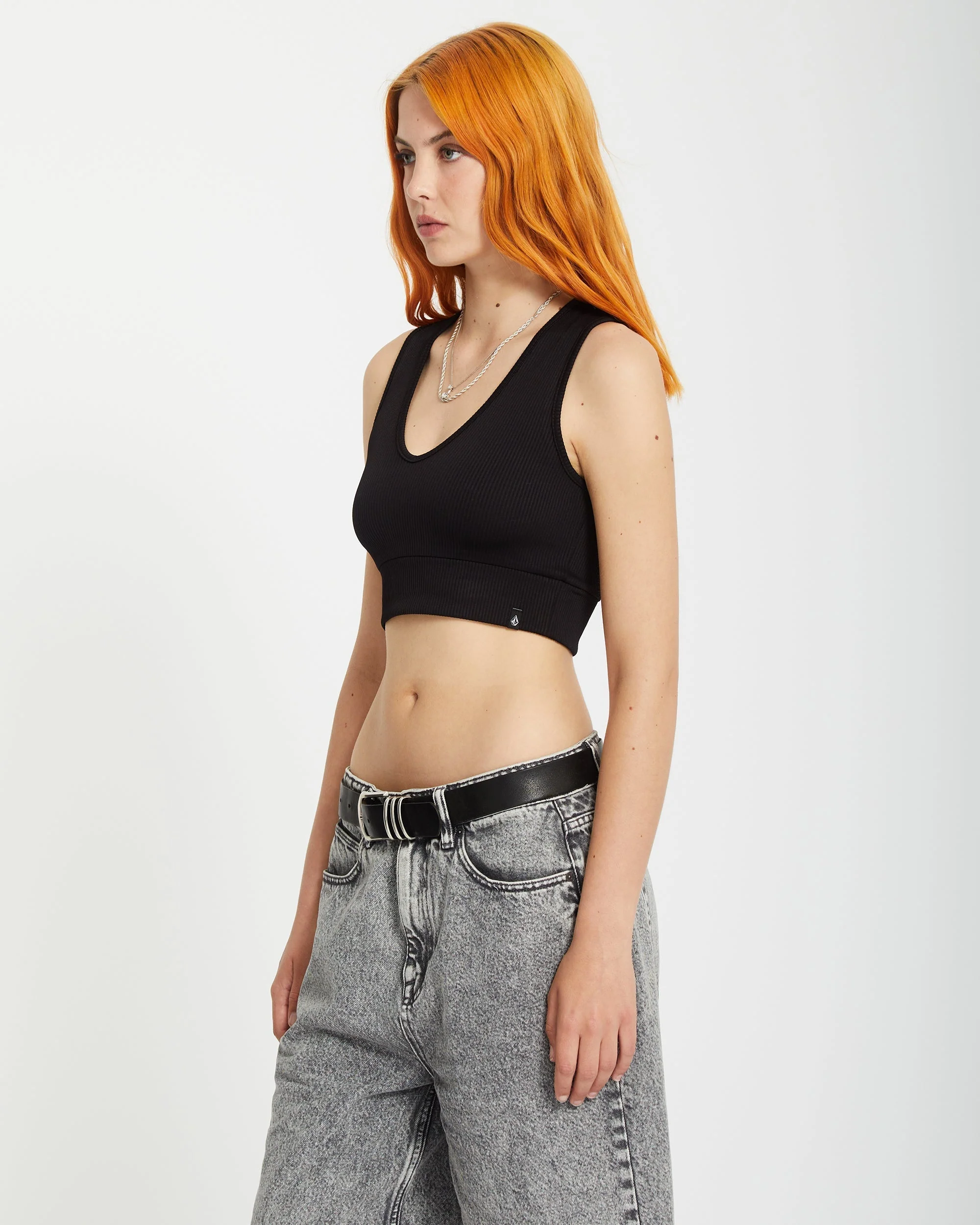 Gimmestank Rib Top - Black - Image 5