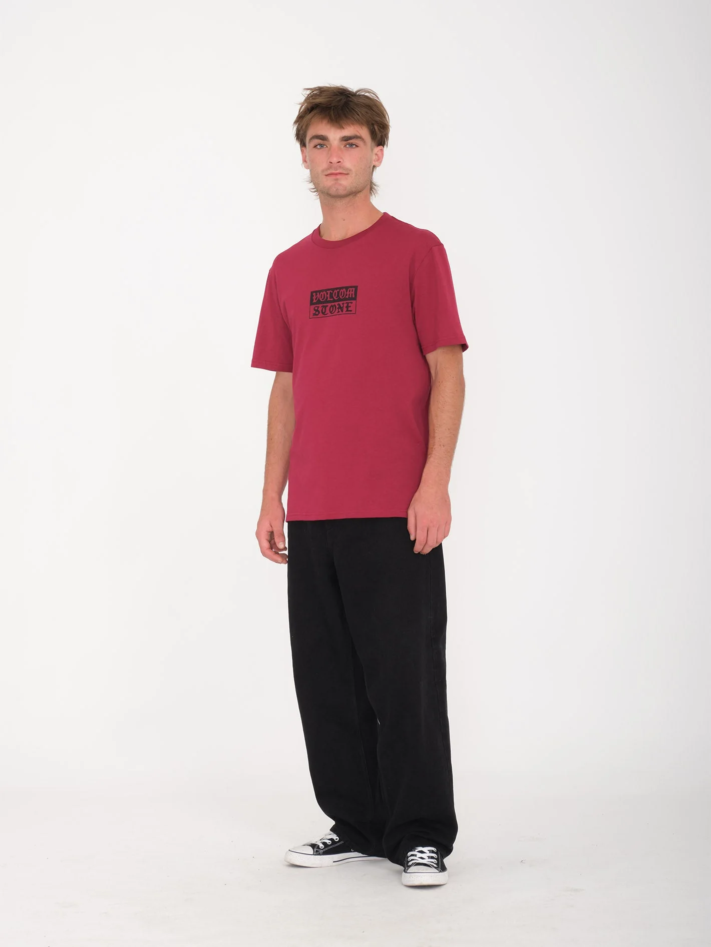 Globstok T-shirt - WINE - Image 2