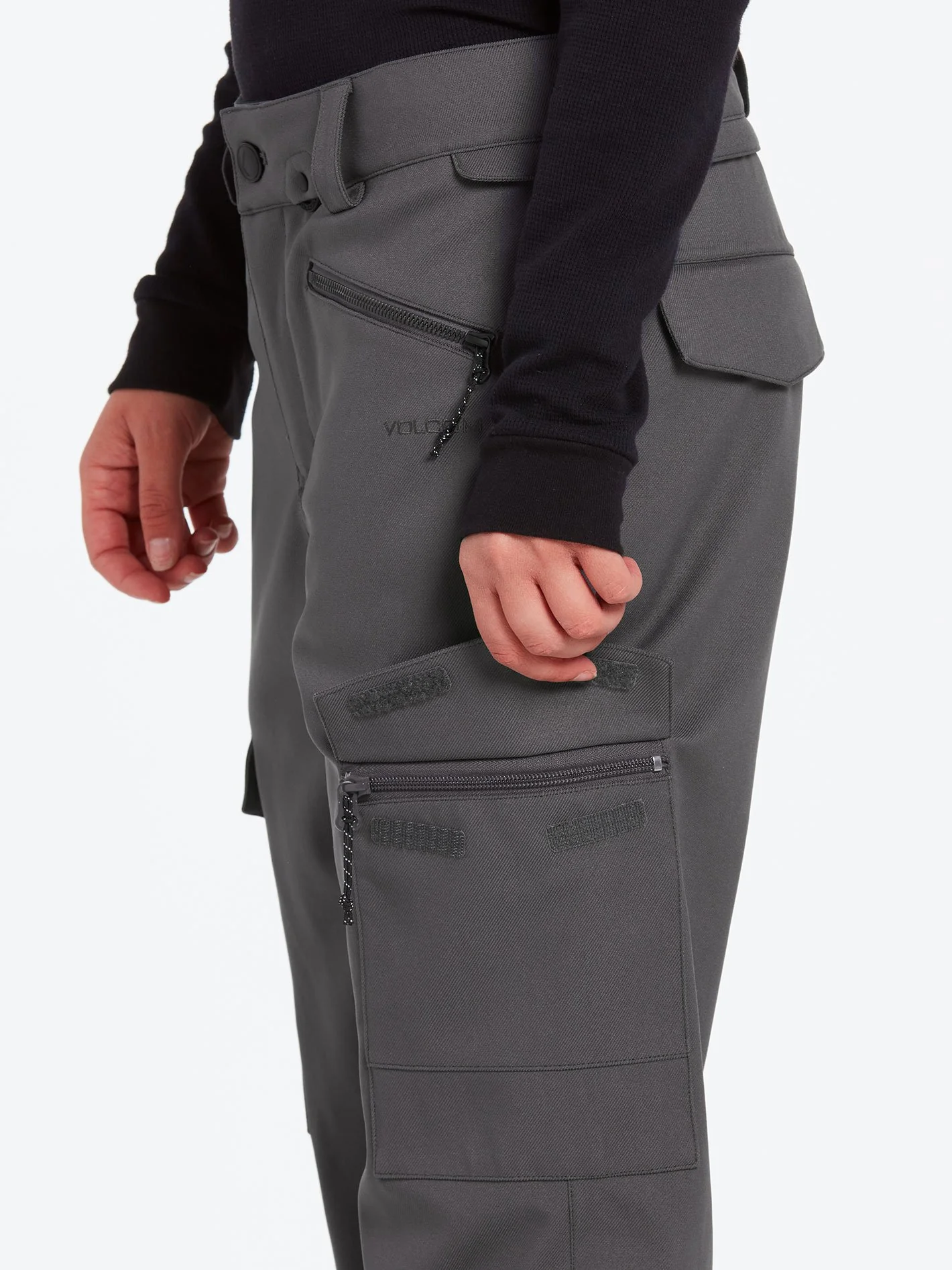 Grace Stretch Pant - DARK GREY - Image 4