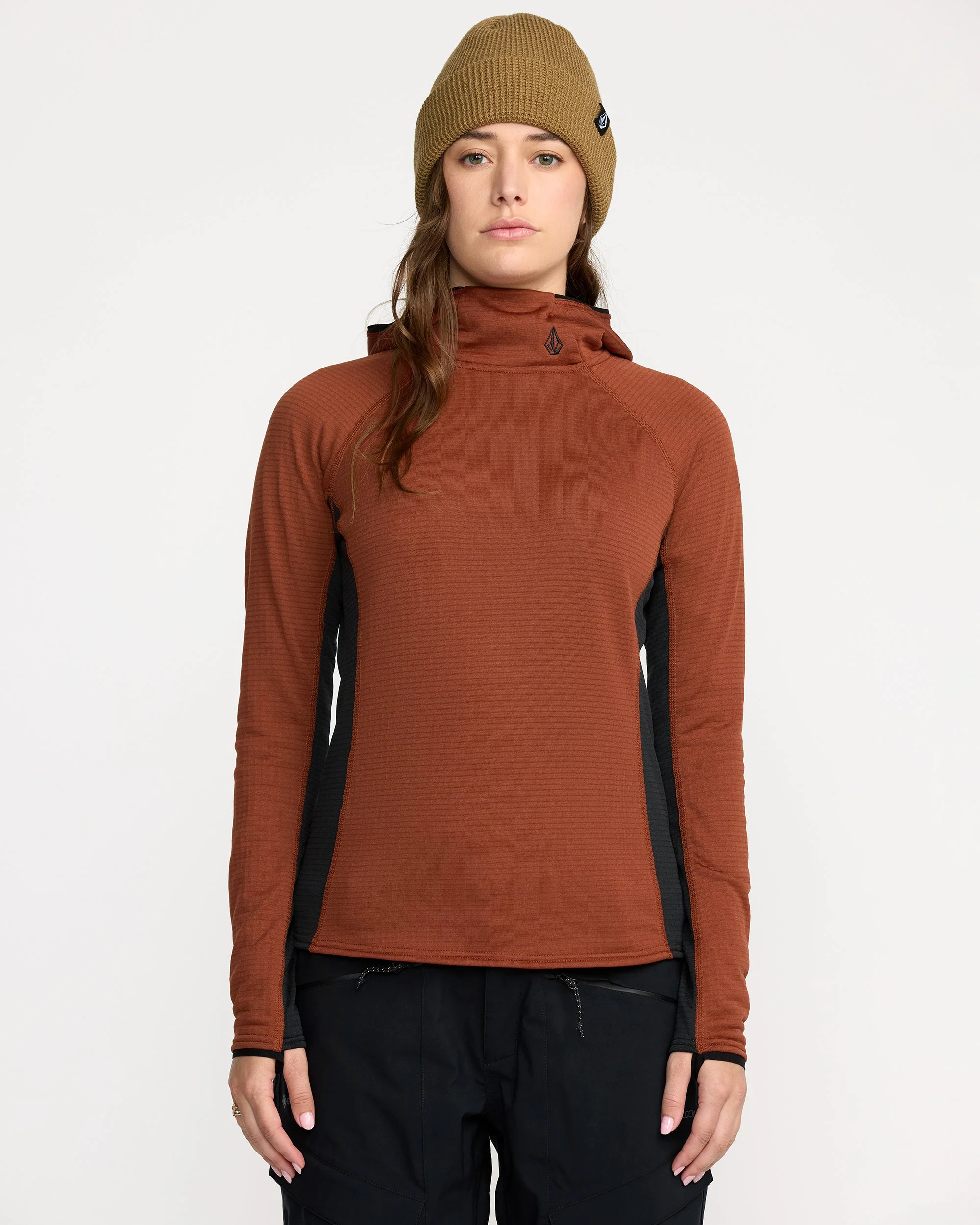 Gridlock Balaclava Kapuzenpullover - Henna