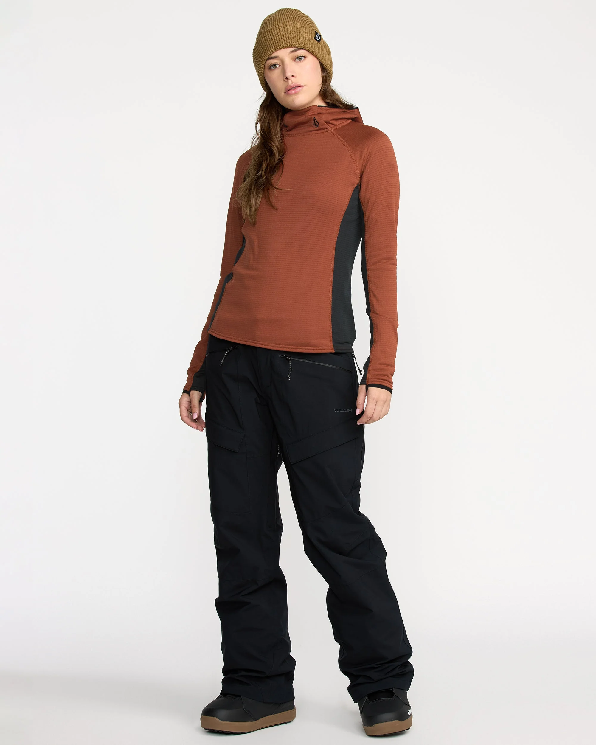 Gridlock Balaclava Kapuzenpullover - Henna - Image 3
