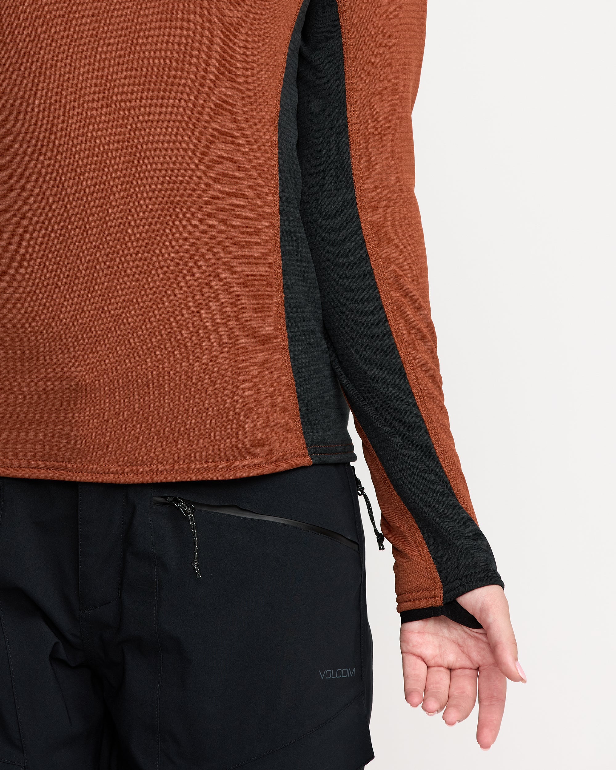 Gridlock Balaclava Kapuzenpullover - Henna - Image 6
