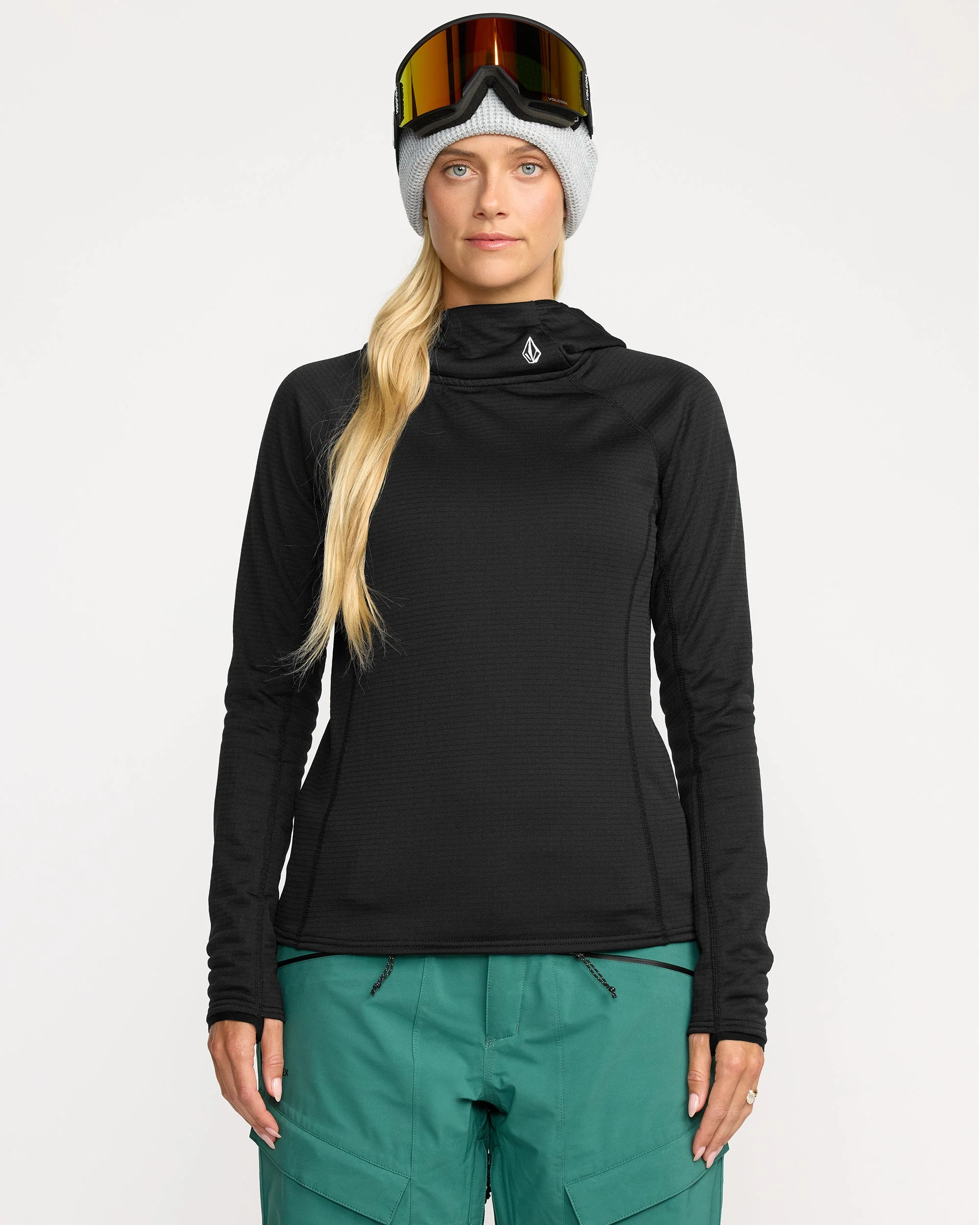 Gridlock Balaclava Kapuzenpullover - Black