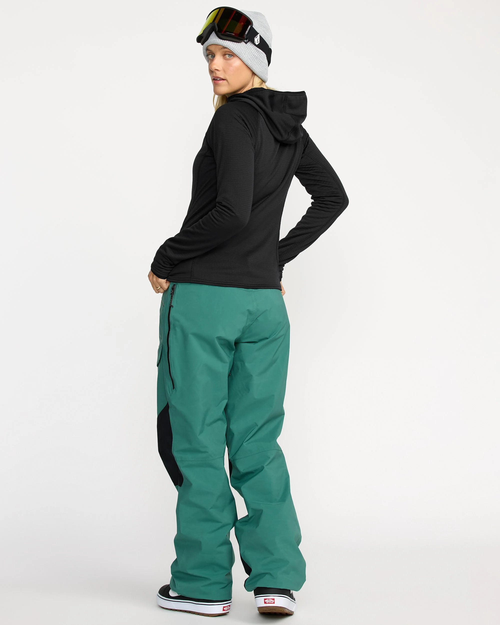 Gridlock Balaclava Kapuzenpullover - Black - Image 4