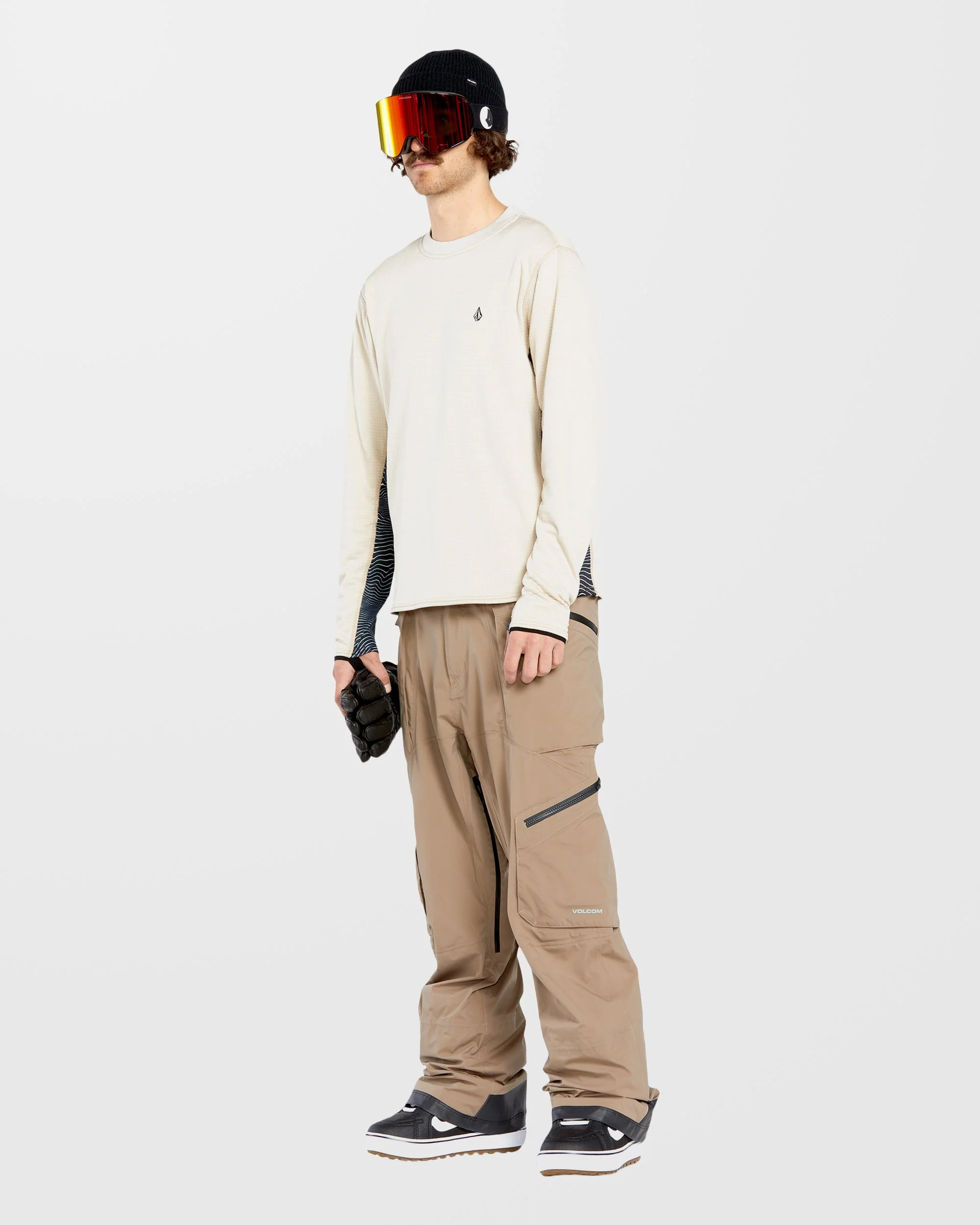 Gridlock Fleece Pullover - Stone - Image 3