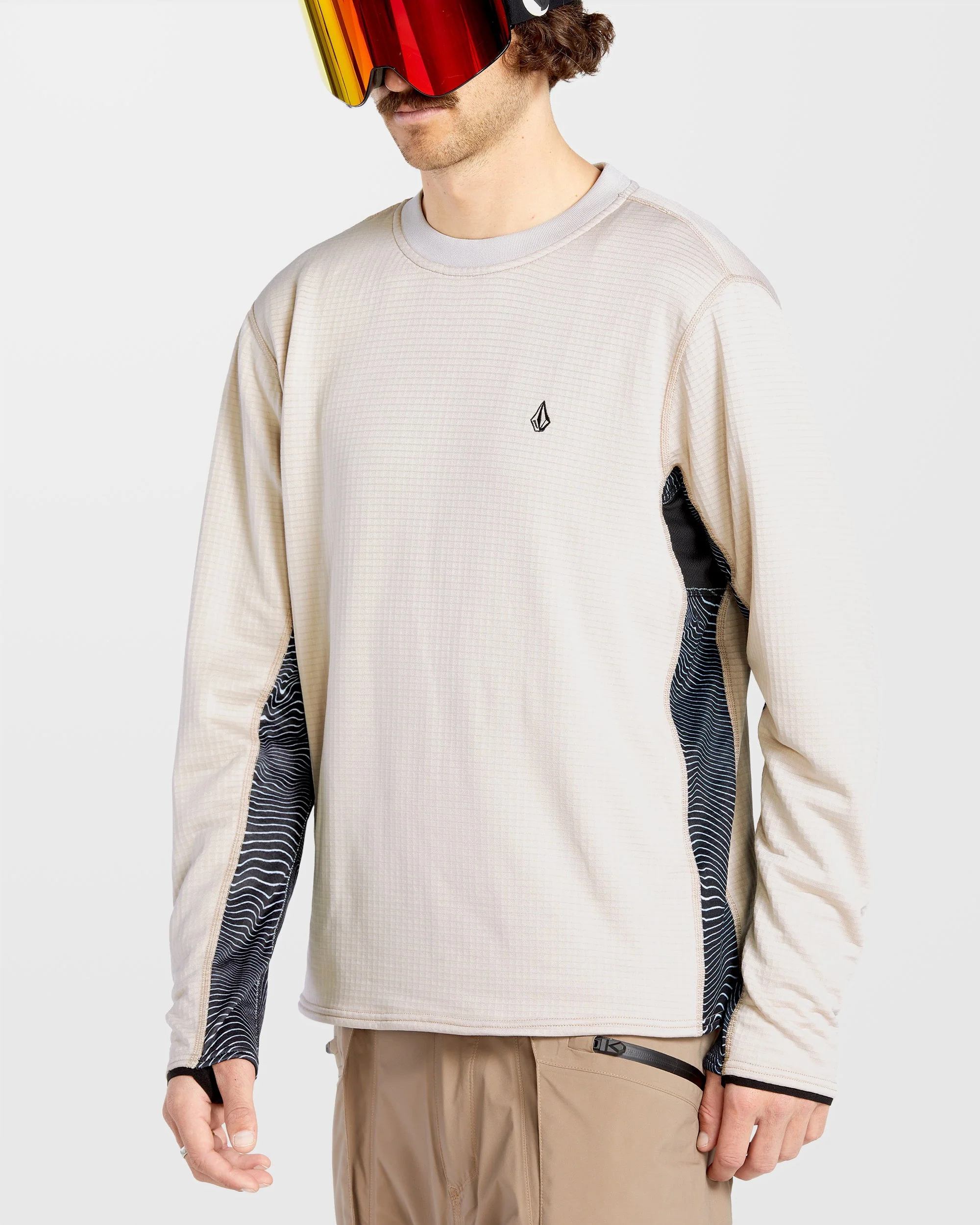 Gridlock Fleece Pullover - Stone - Image 5