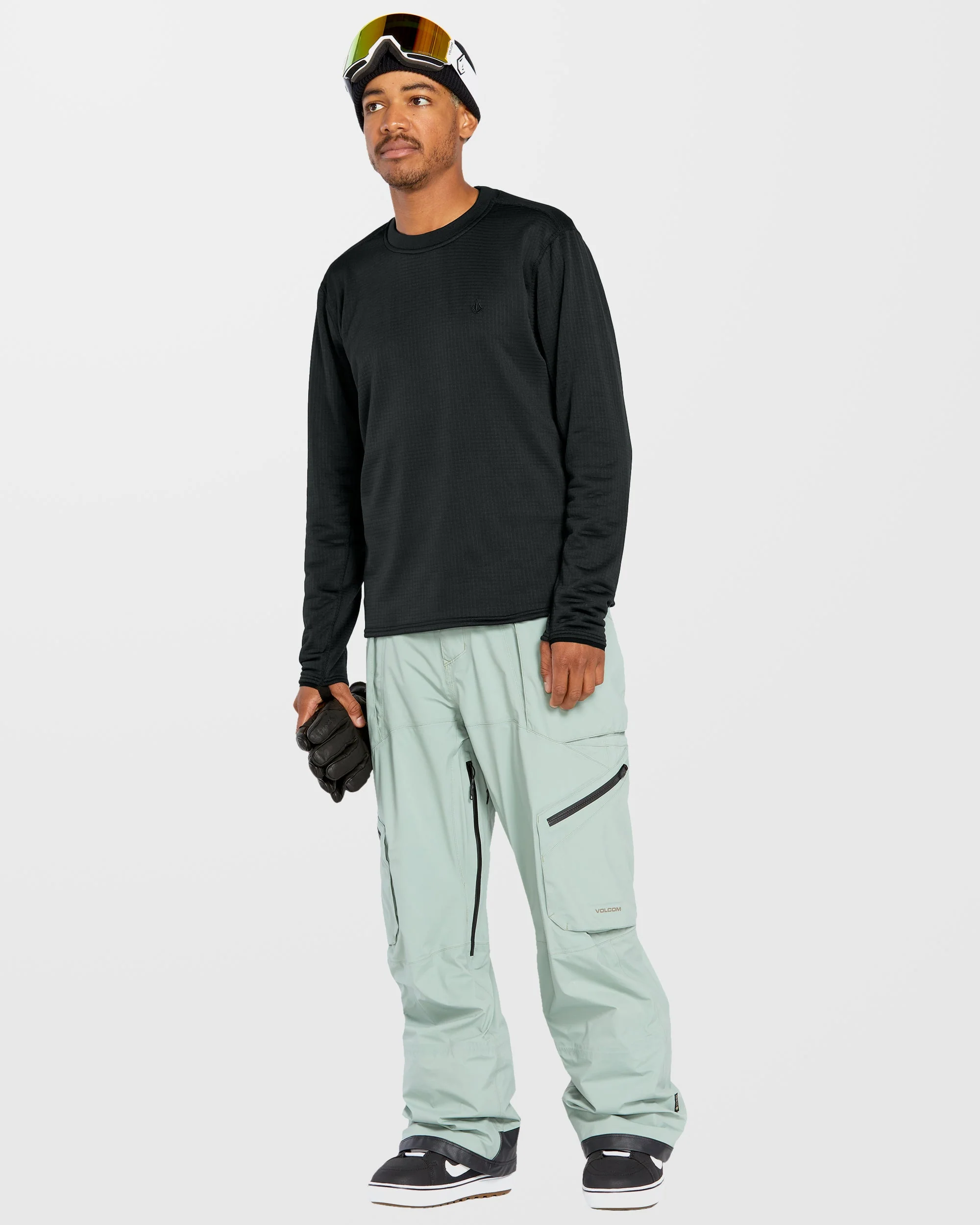 Gridlock Fleece Pullover - Black - Image 3