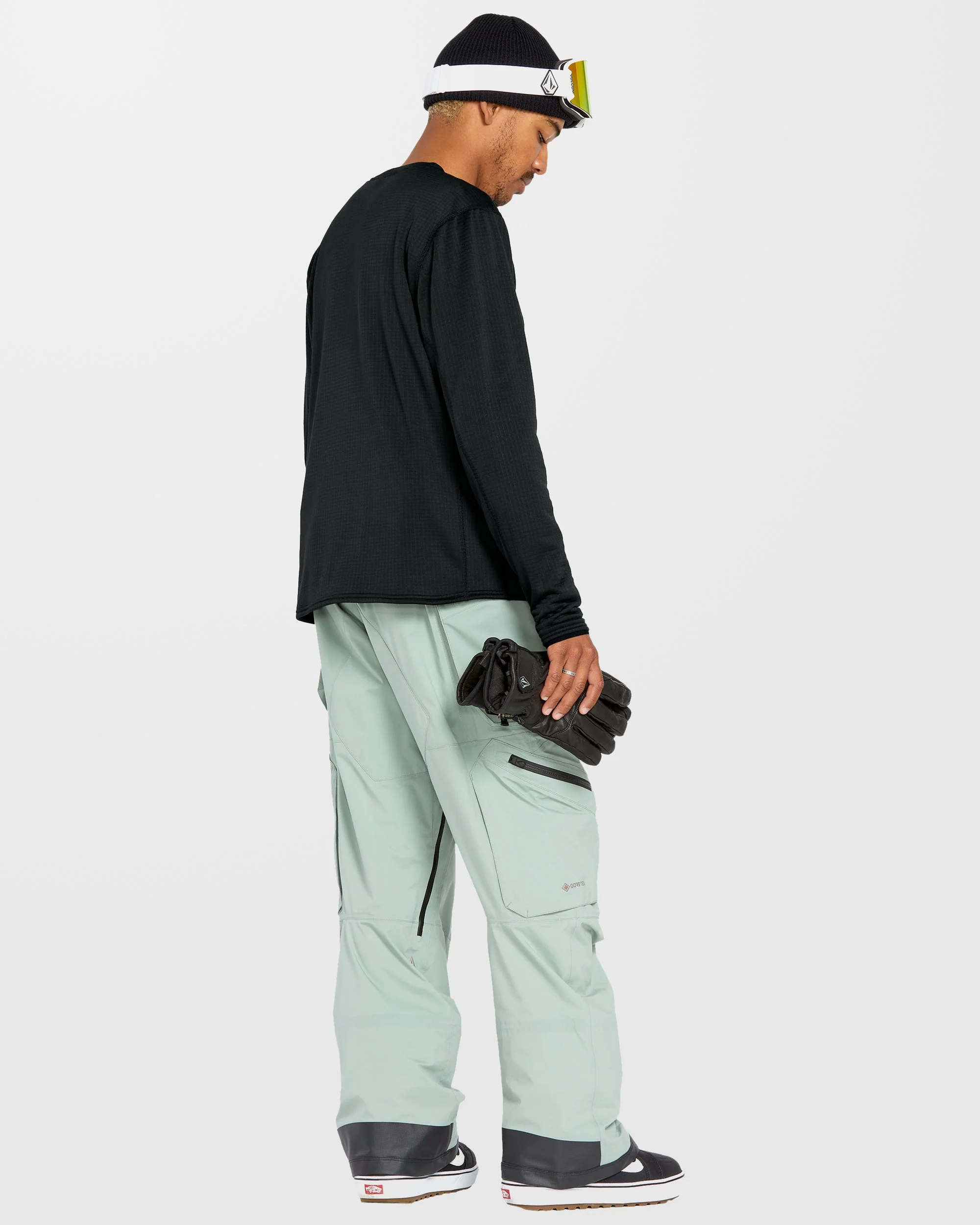 Gridlock Fleece Pullover - Black - Image 4