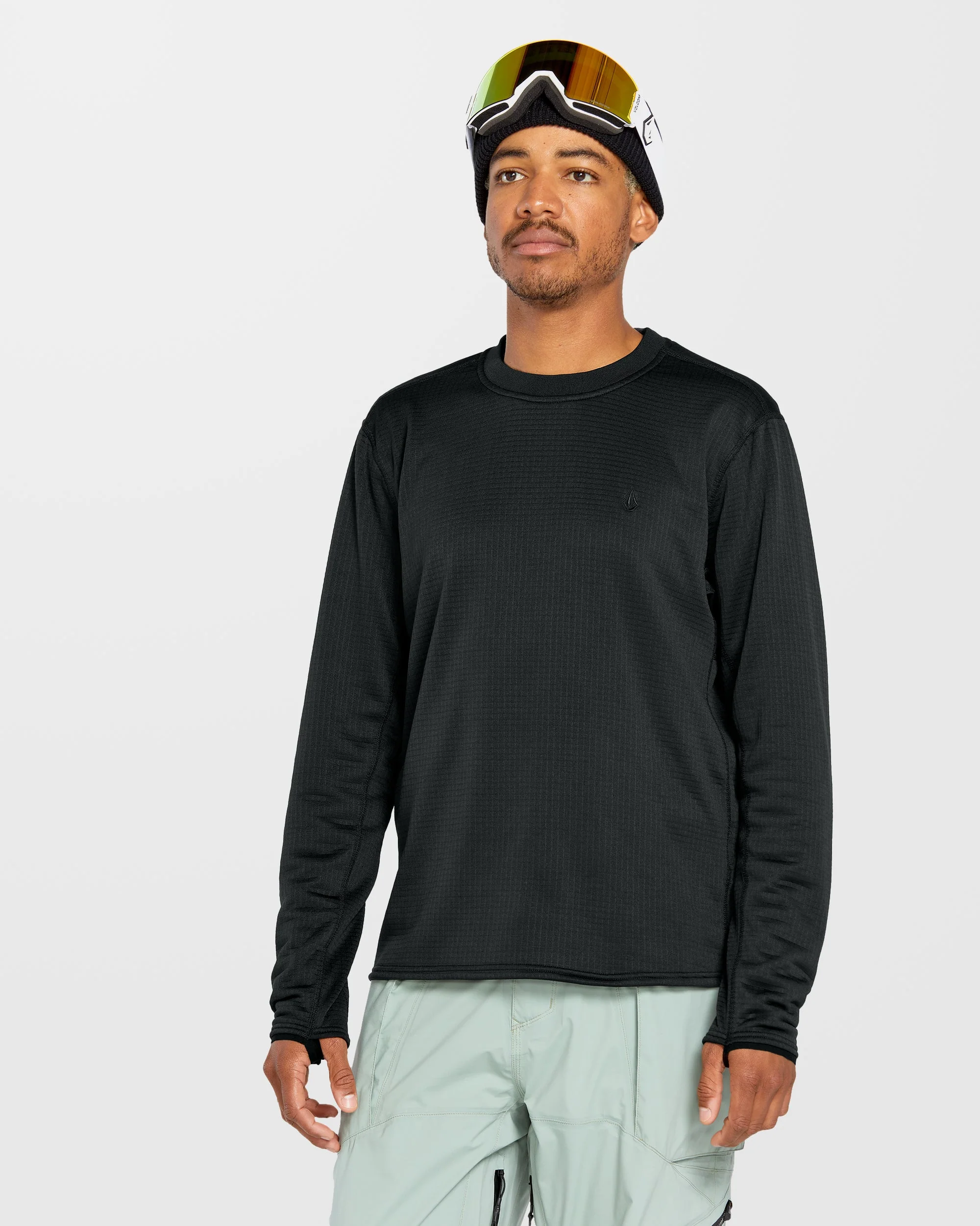 Gridlock Fleece Pullover - Black - Image 5