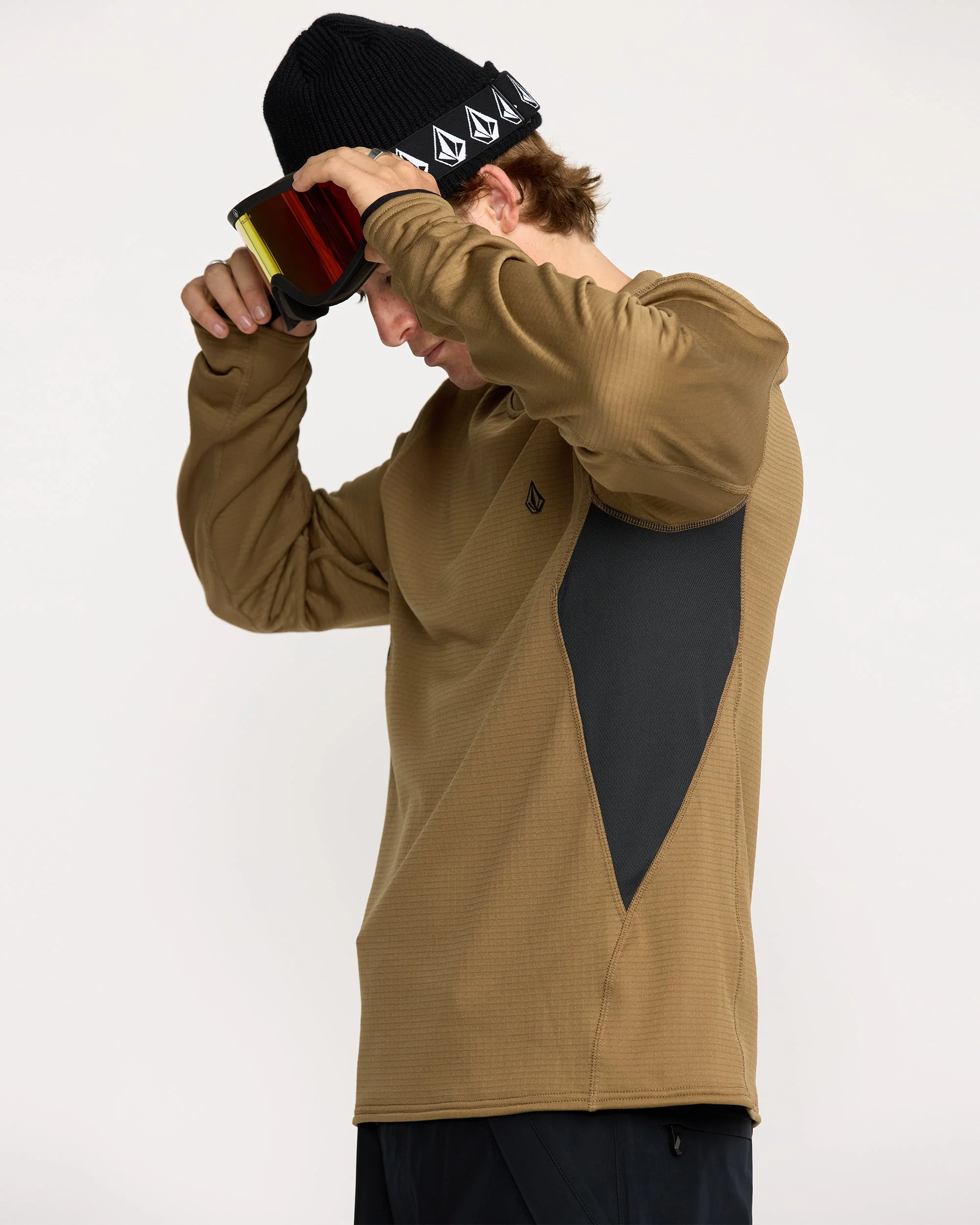 Gridlock Fleece Sweatshirt - Bronze - Image 6