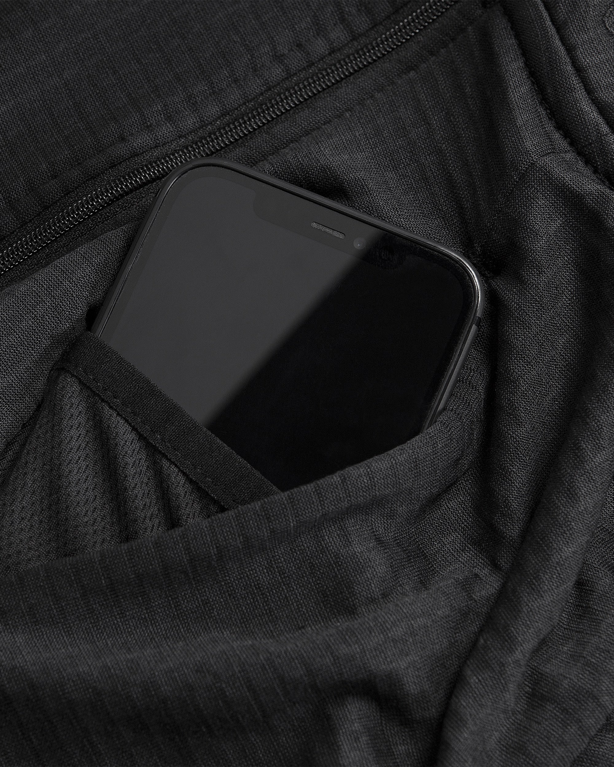Gridlock Full Zip Kapuzenpullover - Black - Image 3