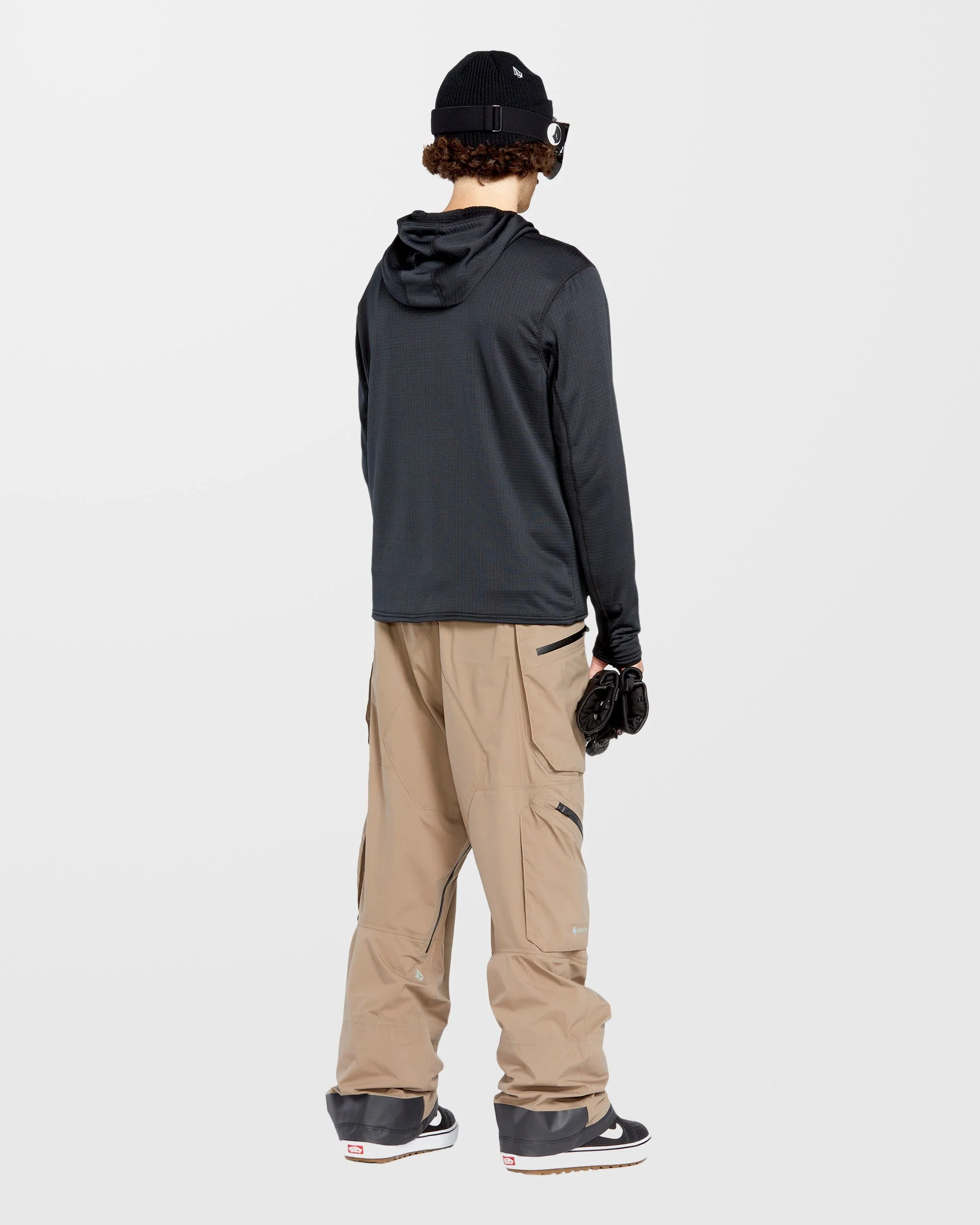 Gridlock Full Zip Kapuzenpullover - Black - Image 5