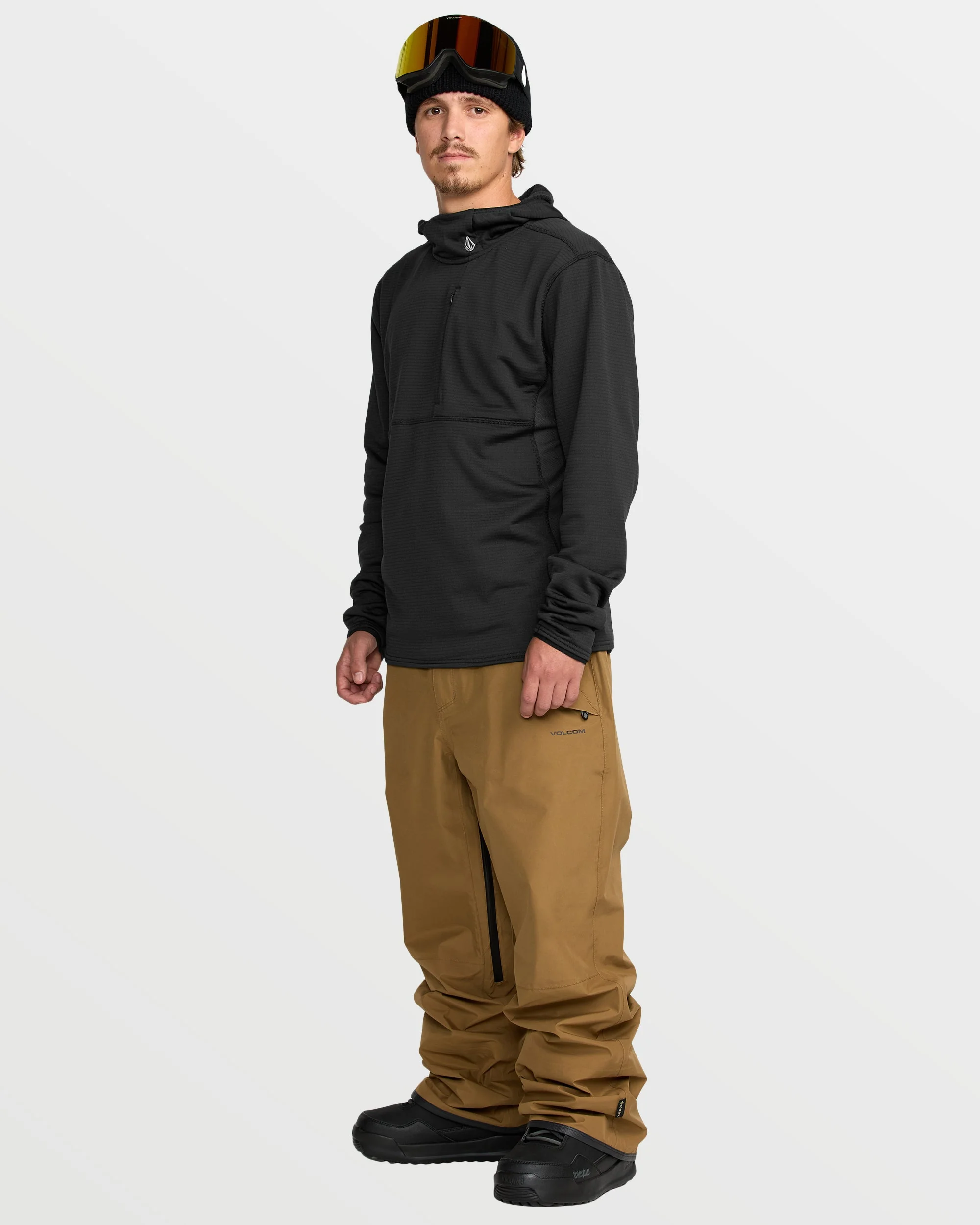 Gridlock Kapuzenpullover - Black - Image 3