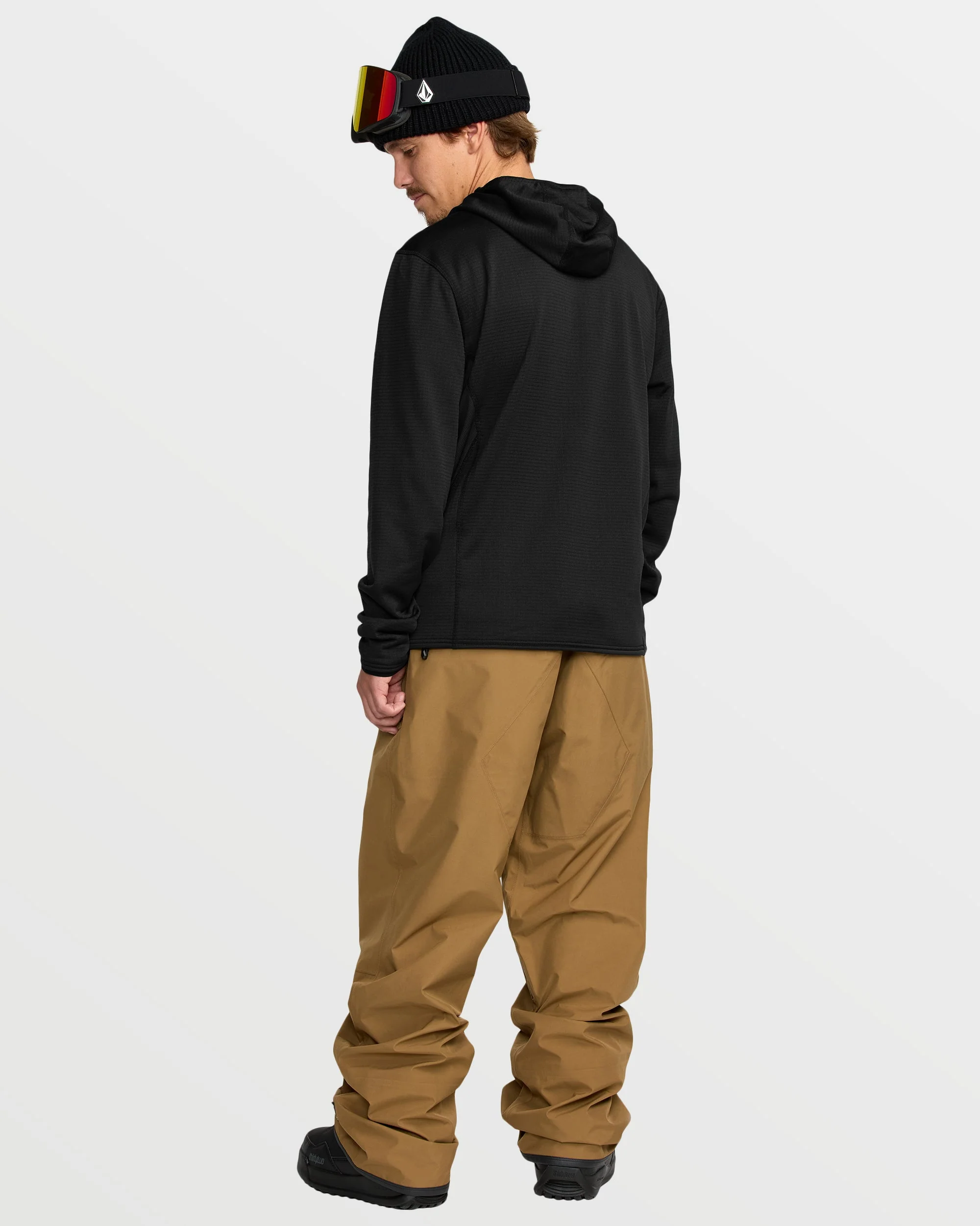 Gridlock Kapuzenpullover - Black - Image 4