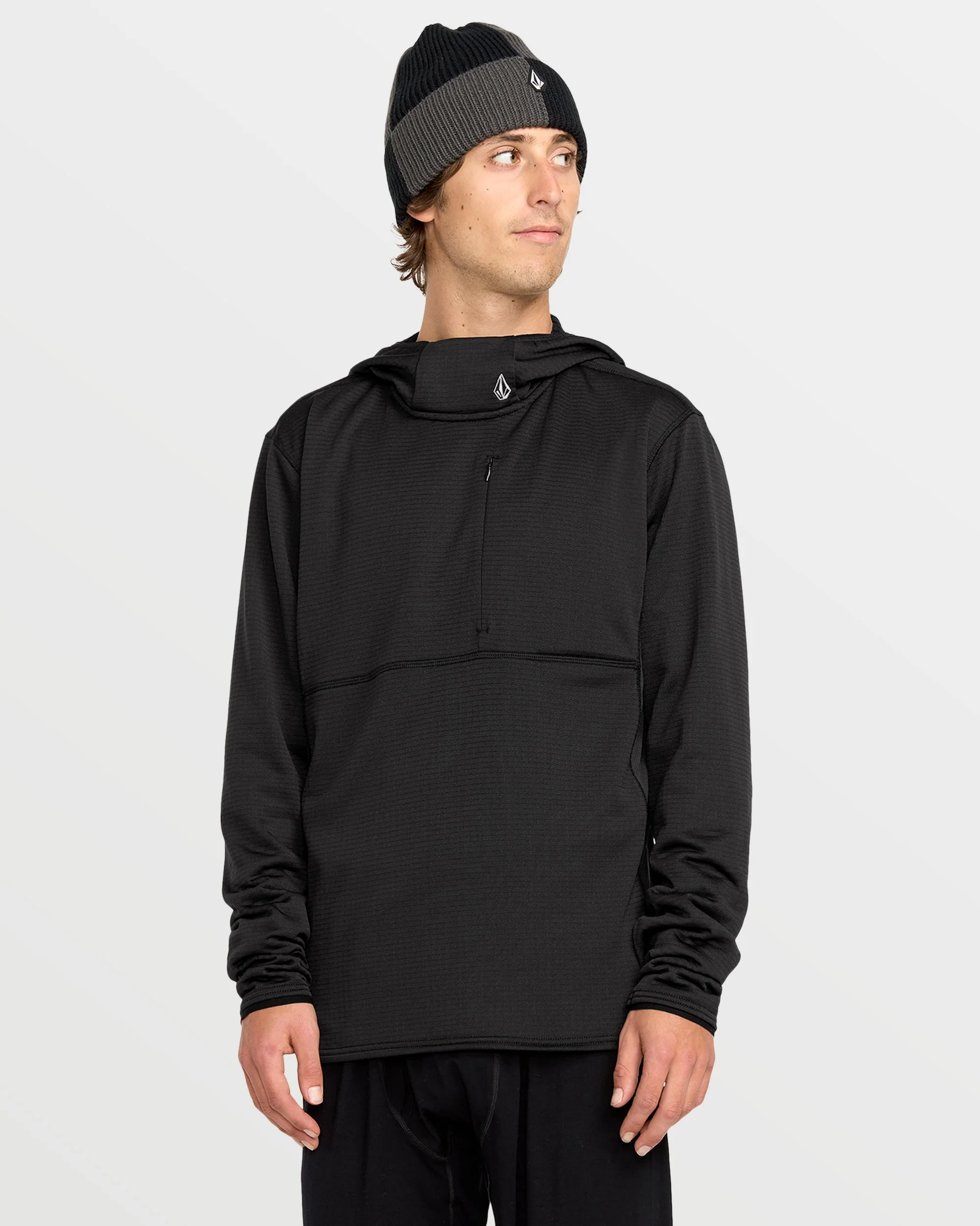 Gridlock Kapuzenpullover - Black - Image 9