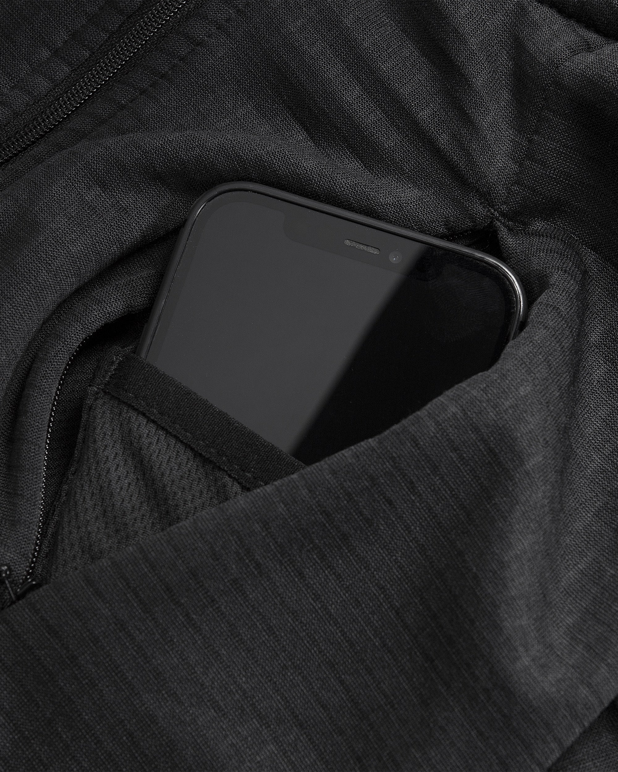 Gridlock Second Layer Fleece Pullover - Black - Image 3